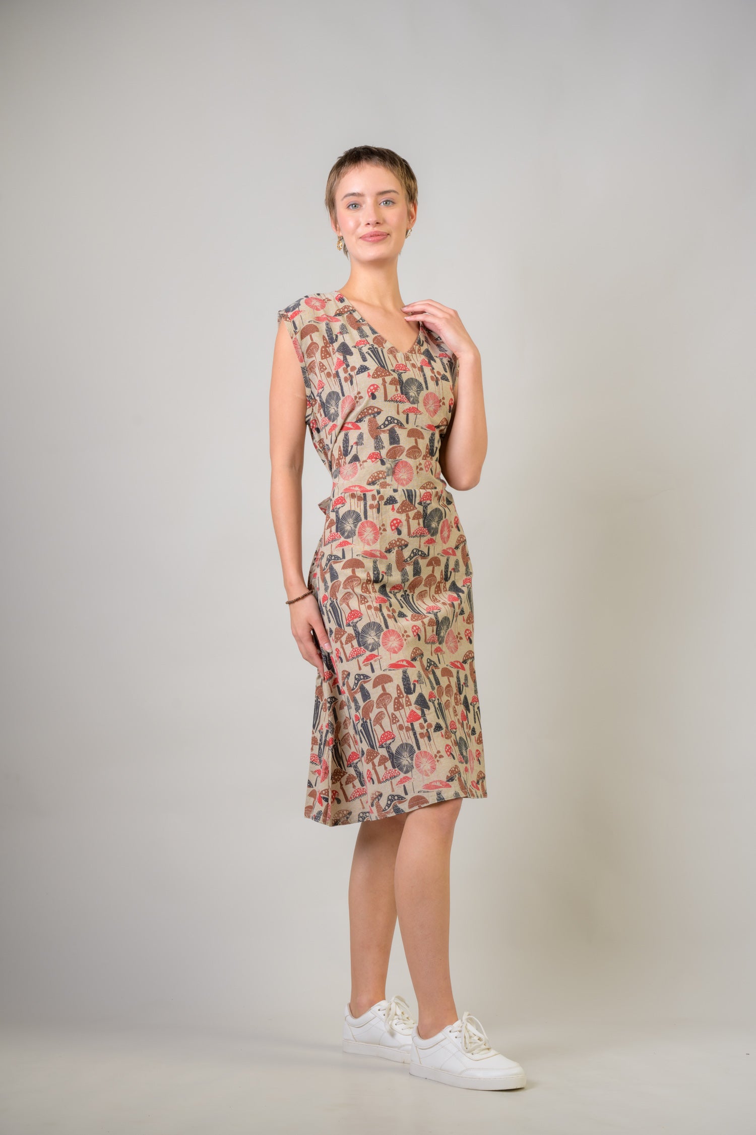 Rhea Mushroom Spots Dress Black / Small