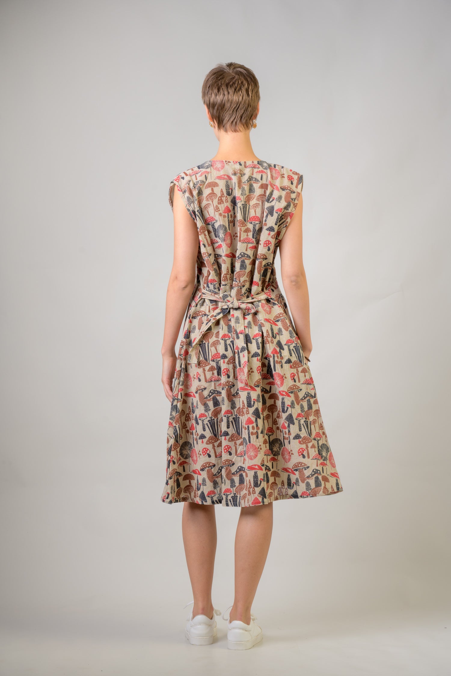 Rhea Mushroom Spots Dress Black / Small