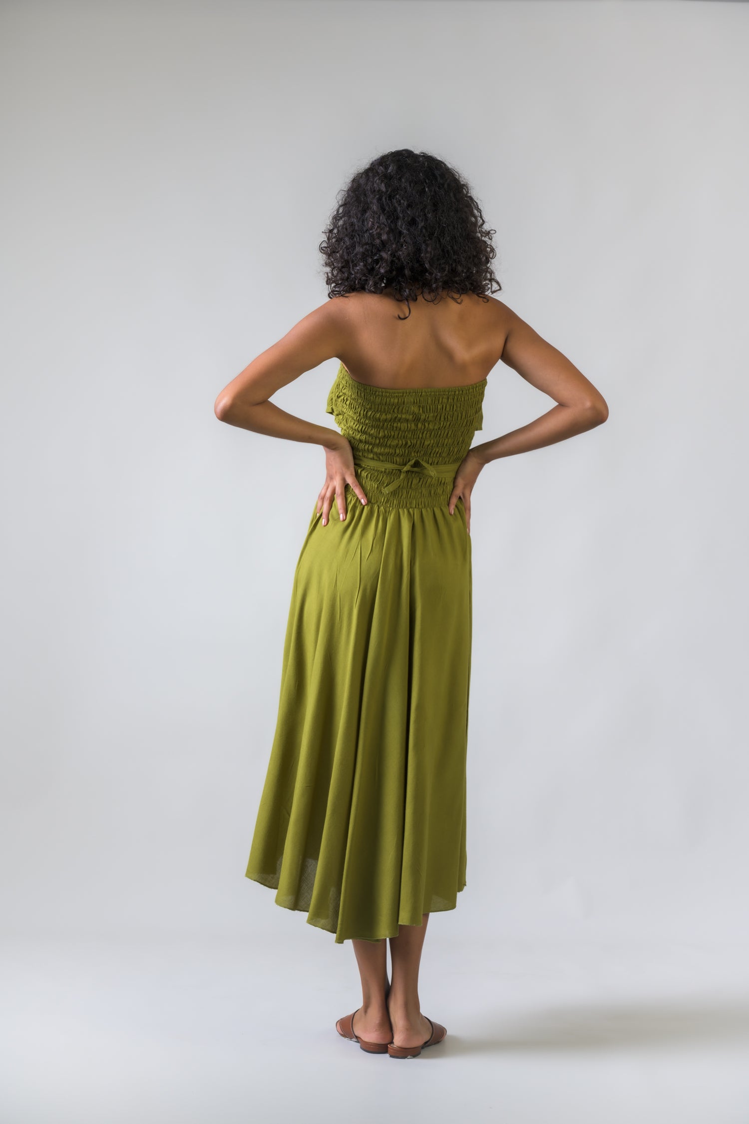 Rhea Bobbin Dress Black / One Size