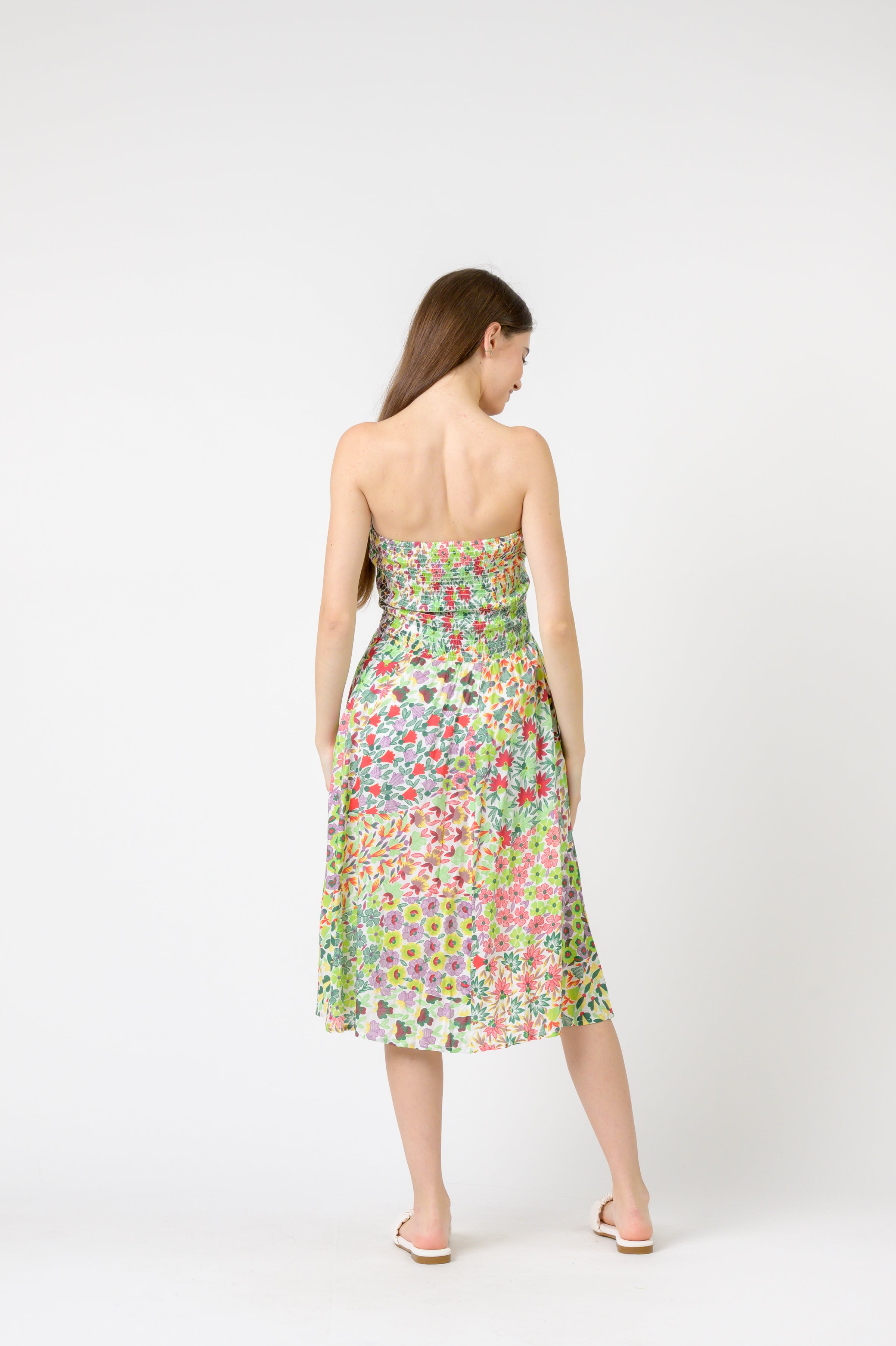 Rhea Flower Garden Short Dress
