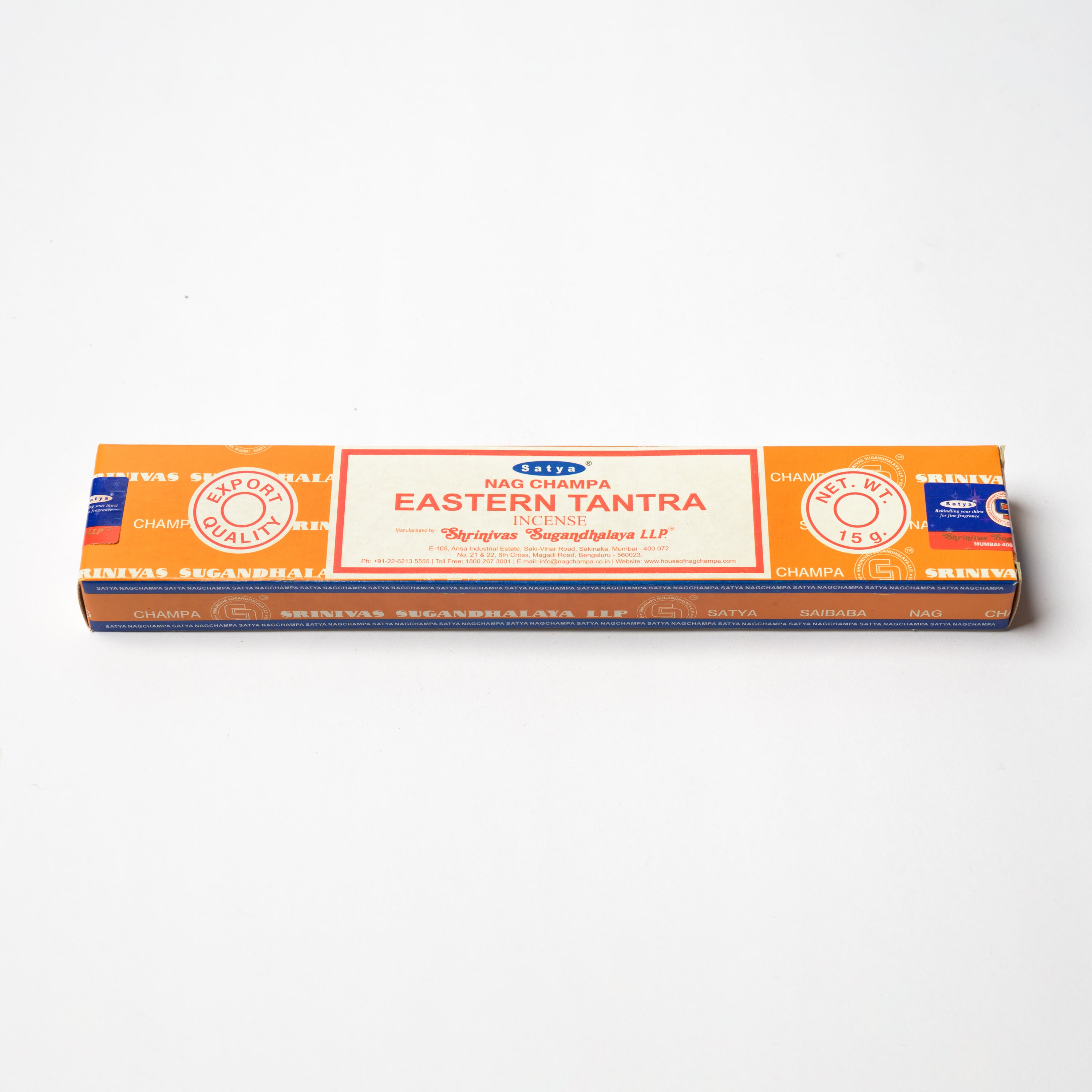 Stick Incense - Satya Nag Champa - Eastern Tantra