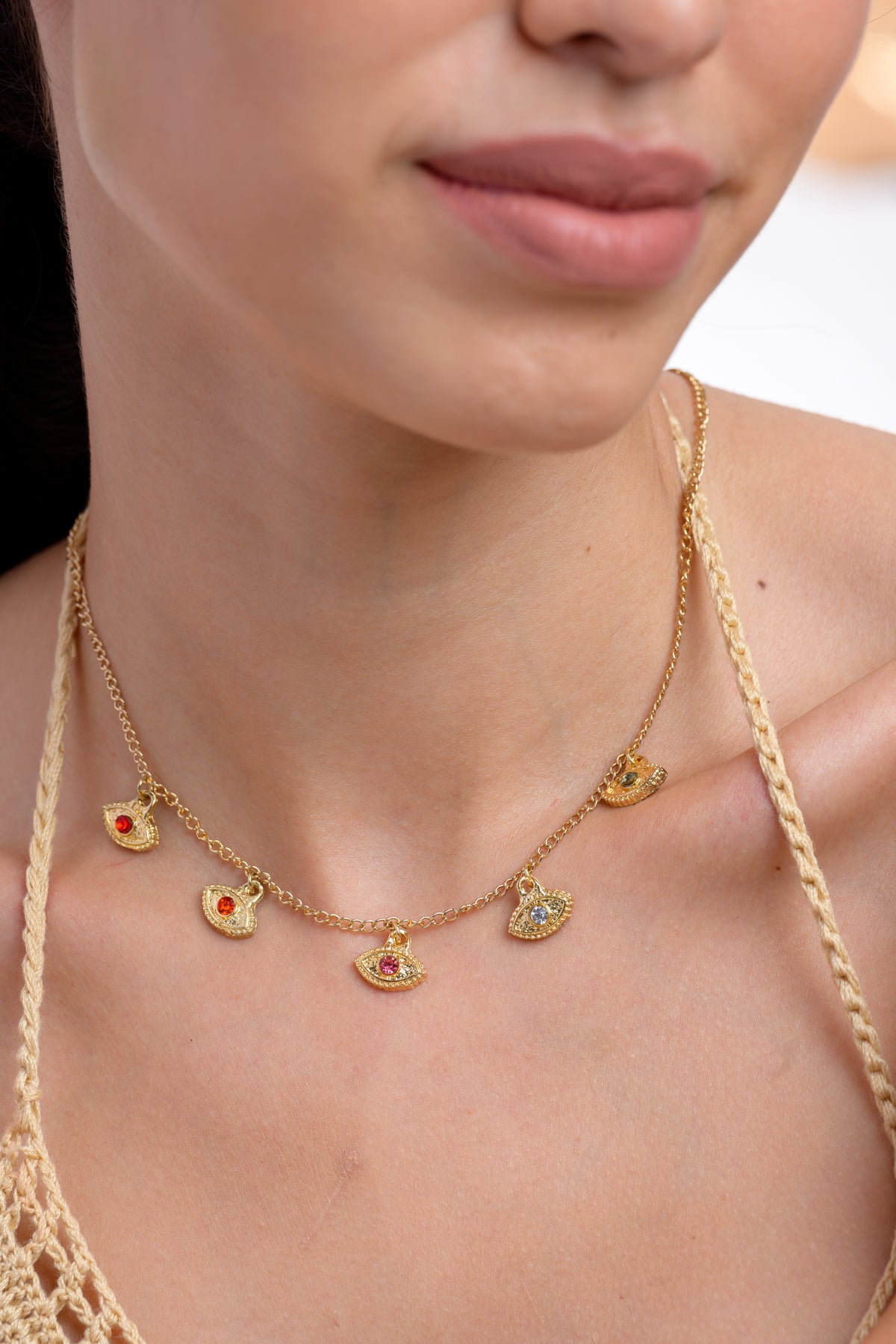 Evil Eyes Necklace