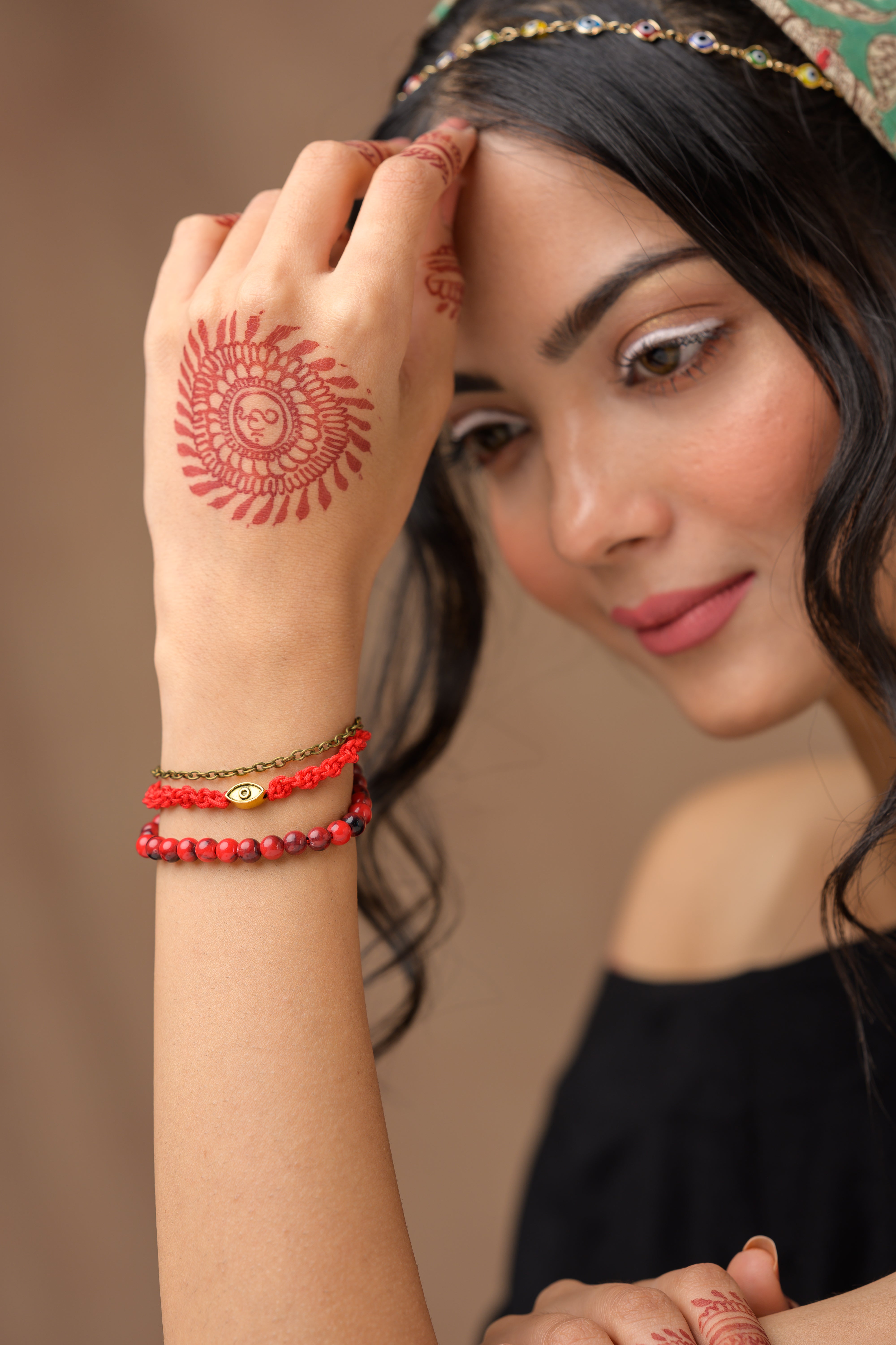 Evil Eye Dual Cord Bracelet