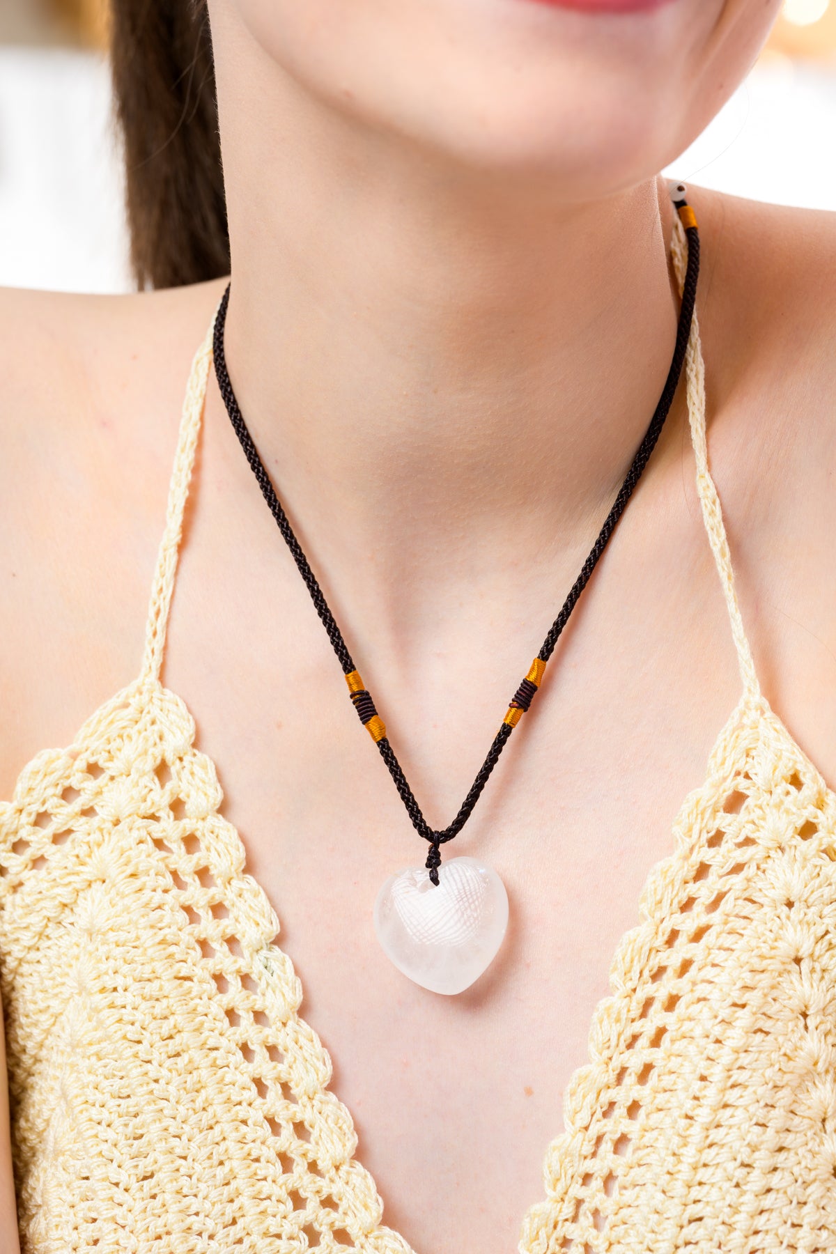 Gemstone Heart Necklace