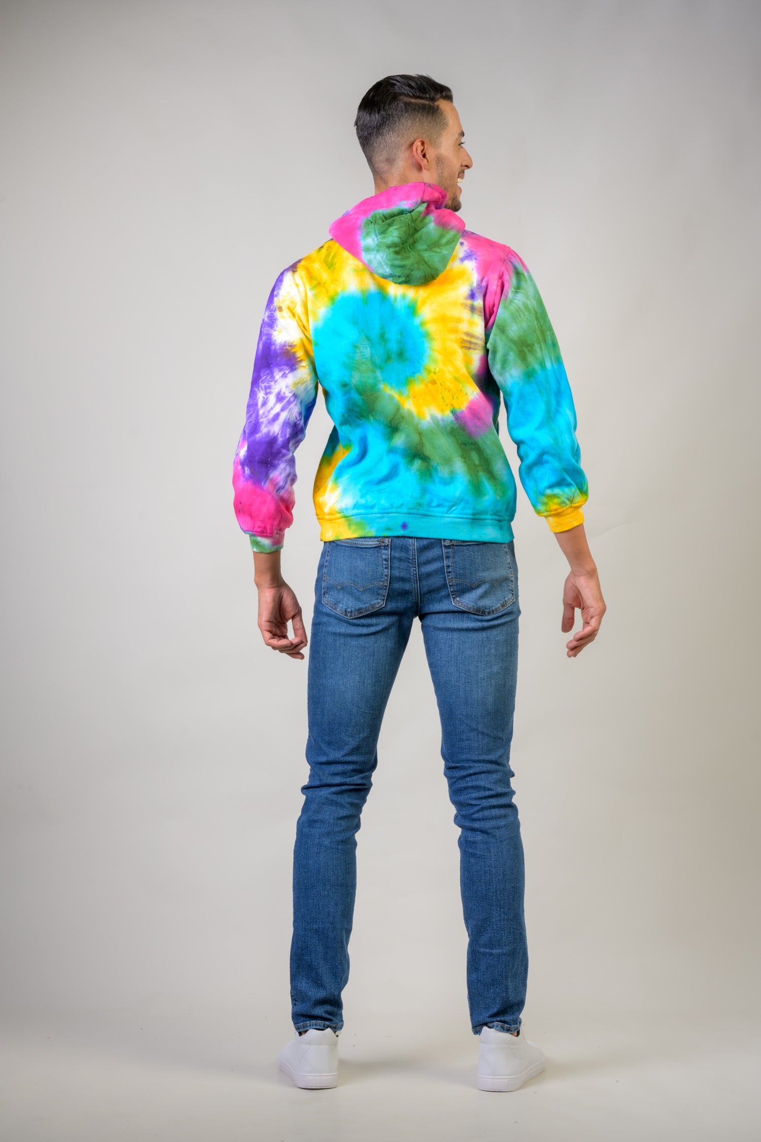 Rhea Hippy Cotton Tie-Dye Hoodie