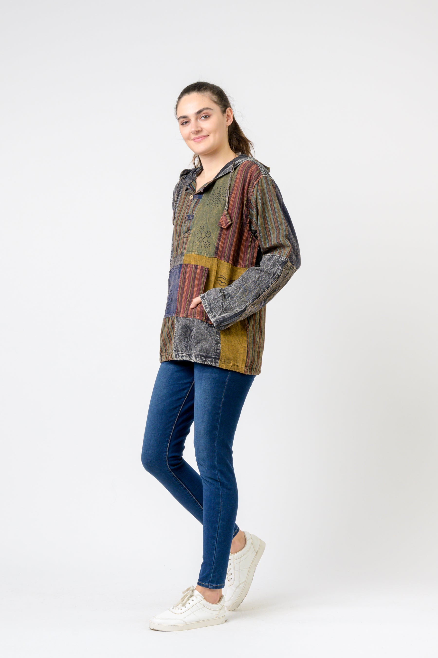 Rhea Bold Cotton Hoodie (Assorted)