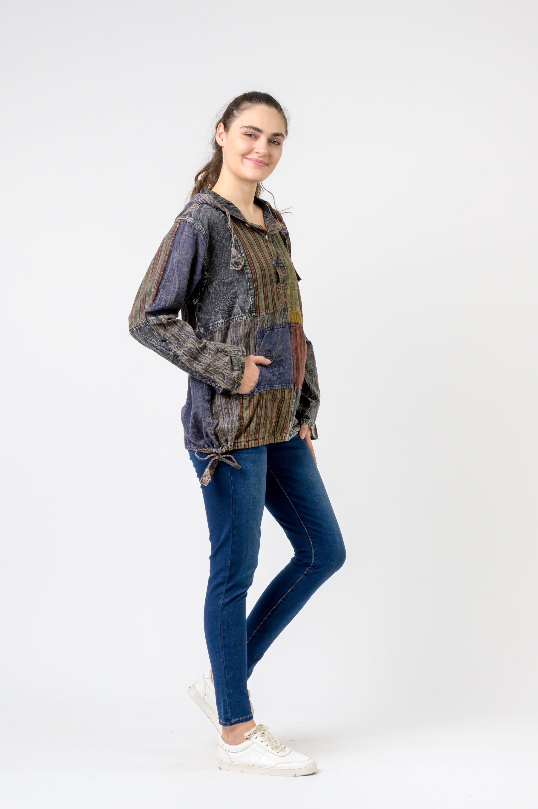 Rhea Bold Cotton Hoodie