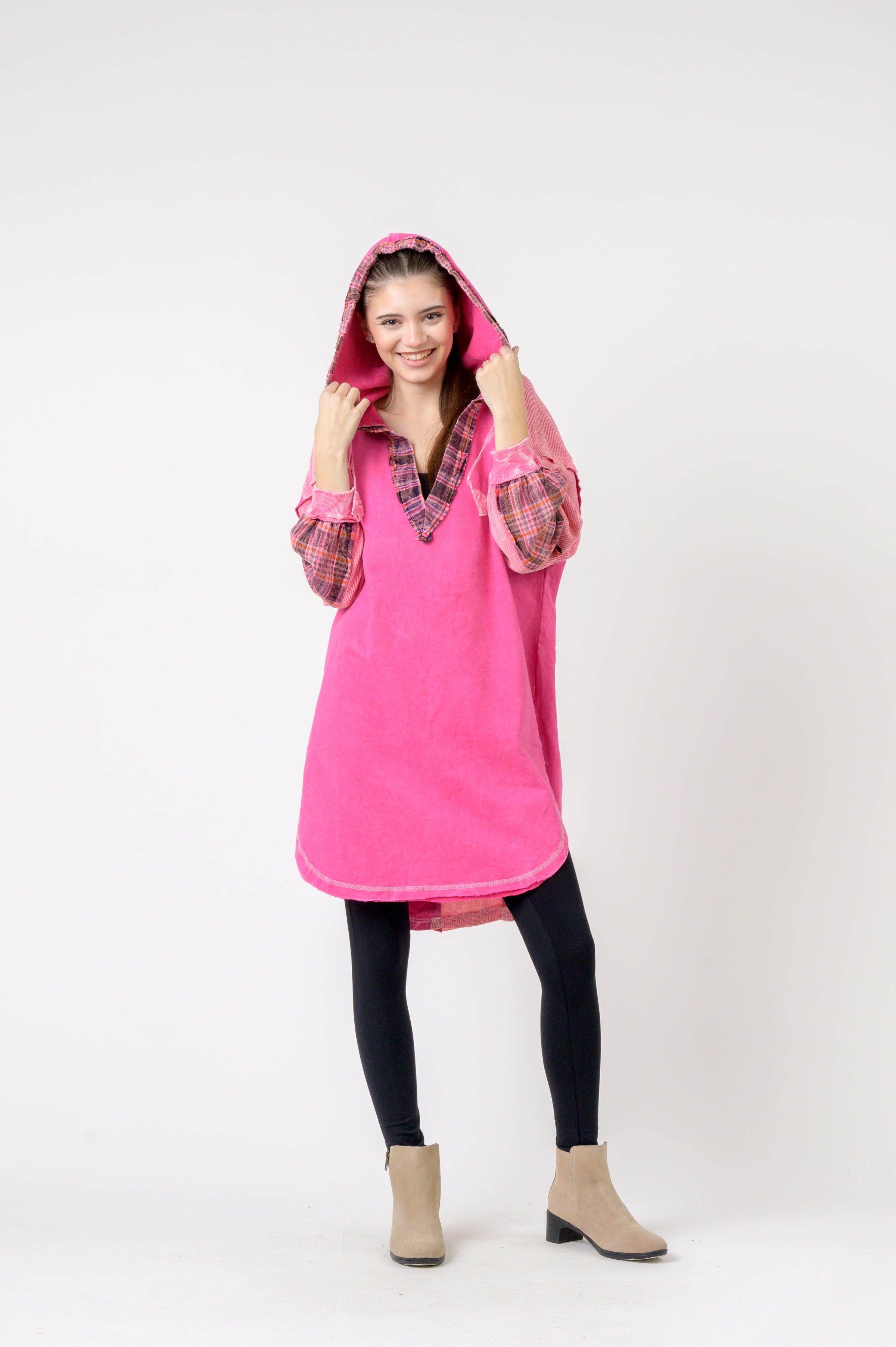 Rhea Edged Cotton Hoodie