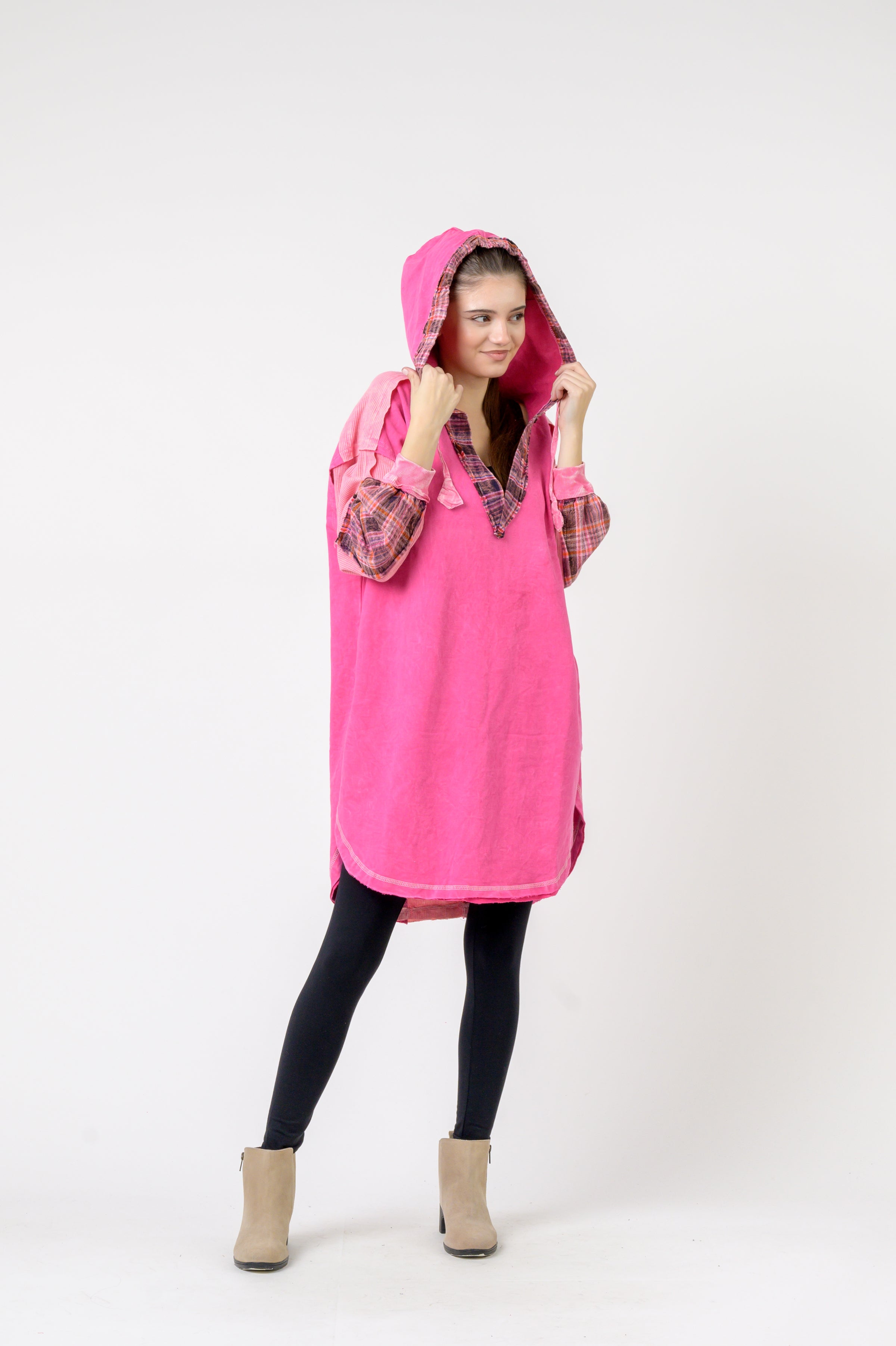 Rhea Edged Cotton Hoodie