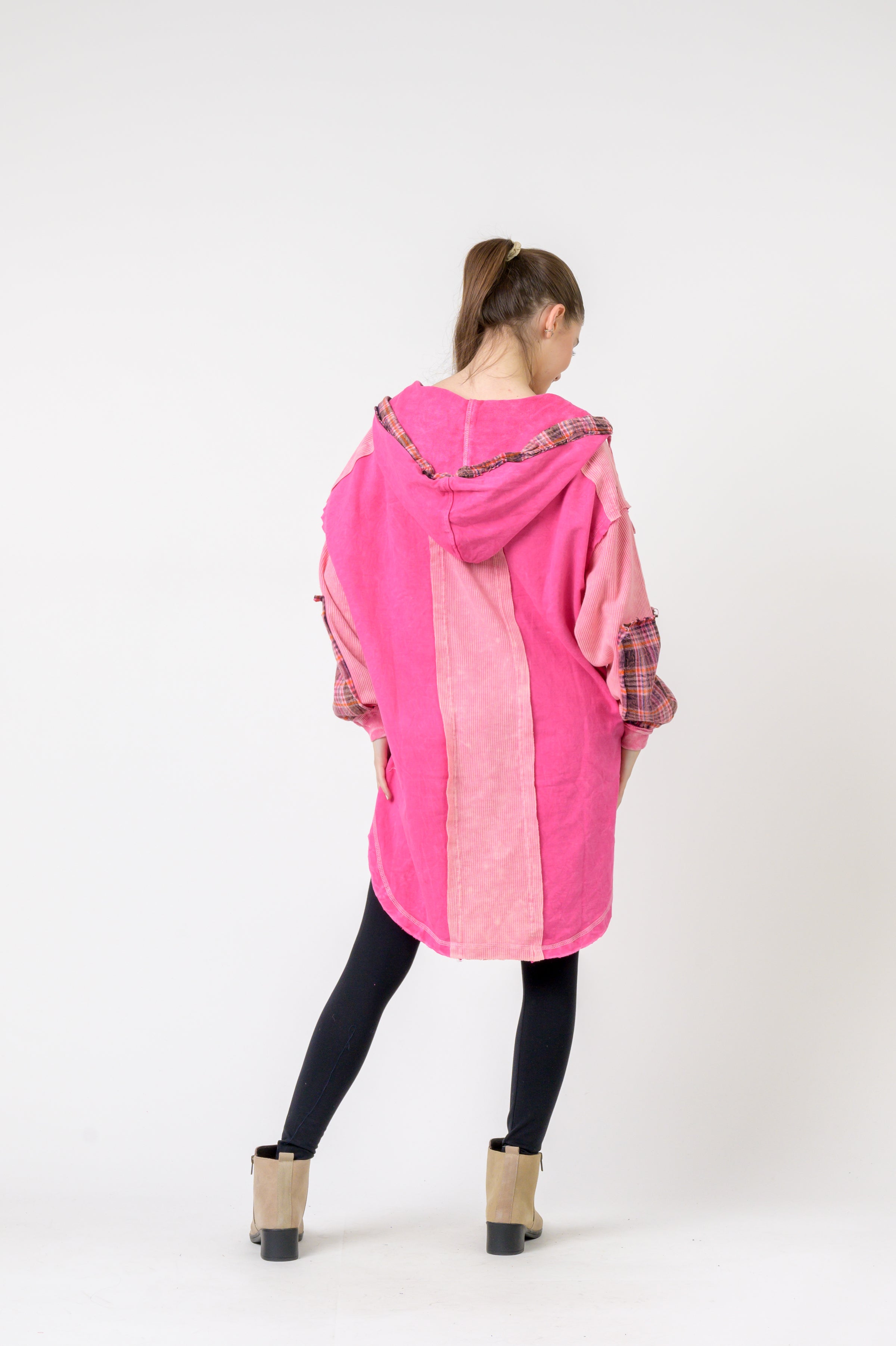 Rhea Edged Cotton Hoodie