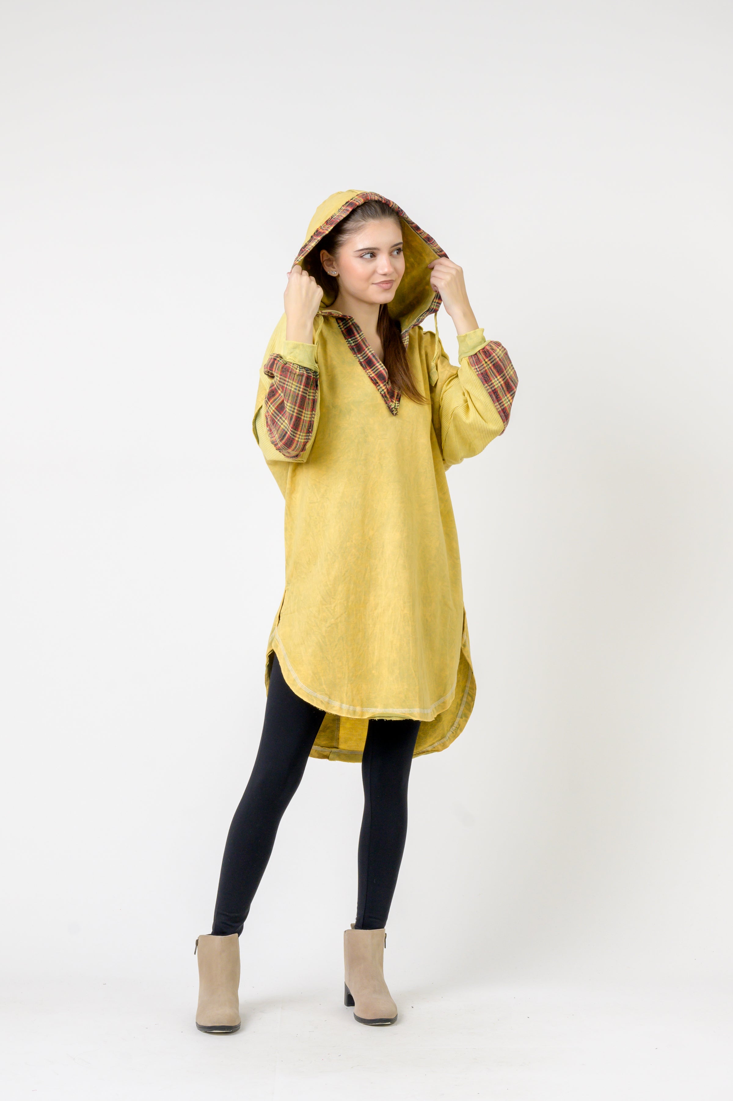 Rhea Edged Cotton Hoodie