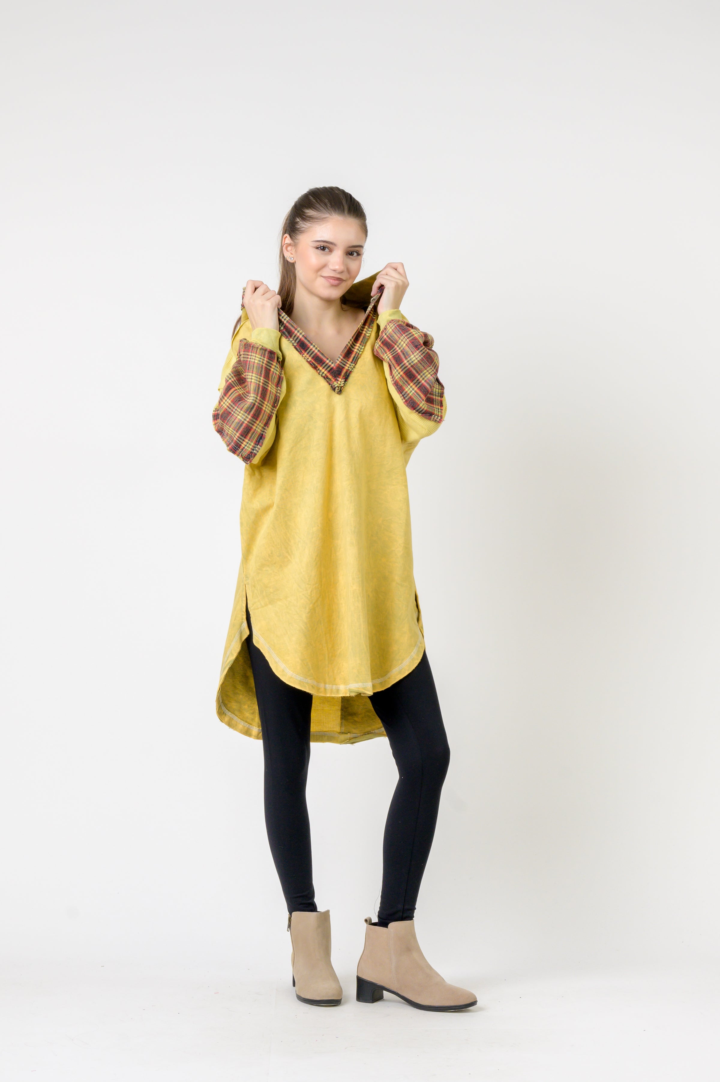 Rhea Edged Cotton Hoodie