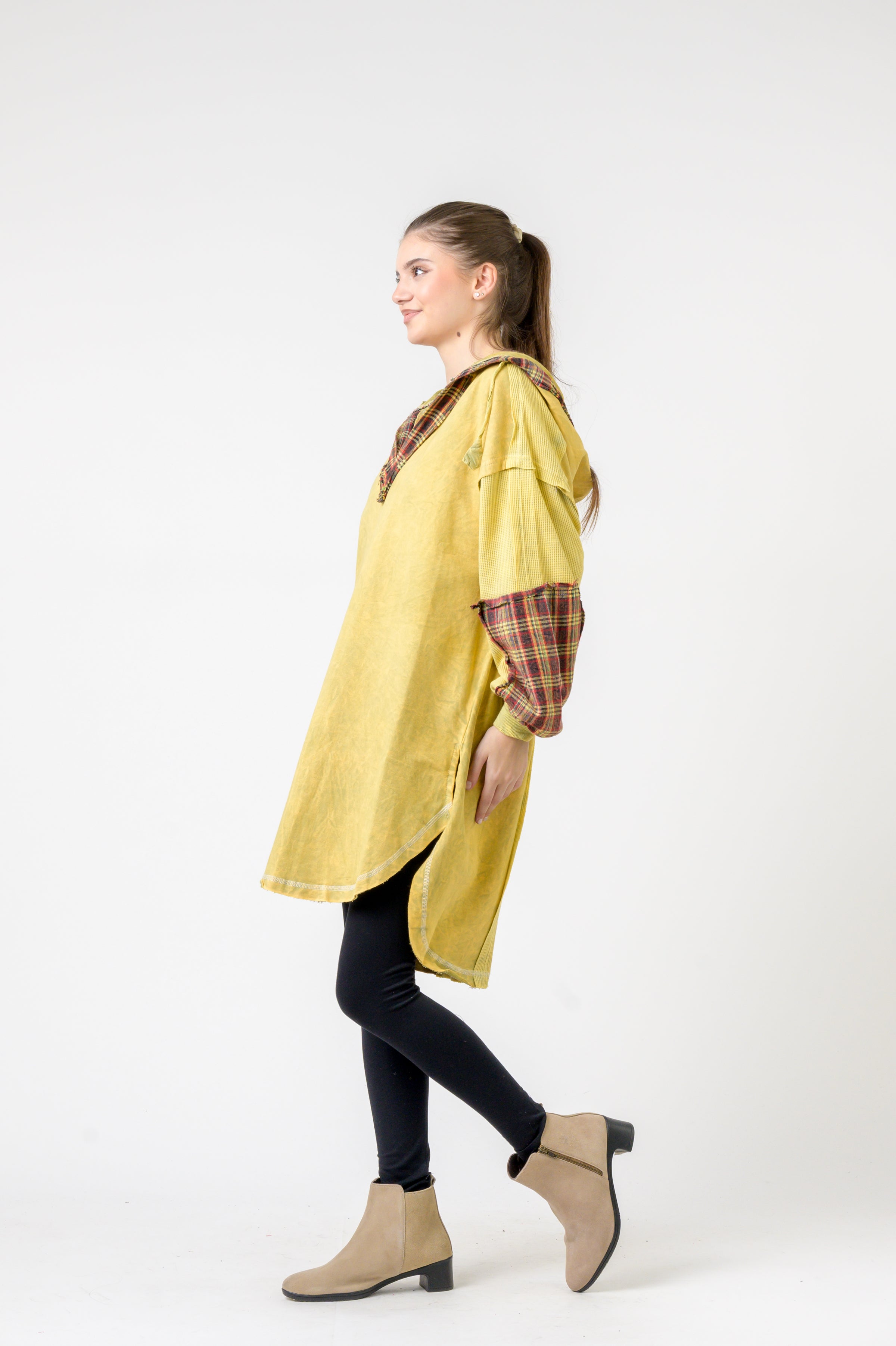 Rhea Edged Cotton Hoodie