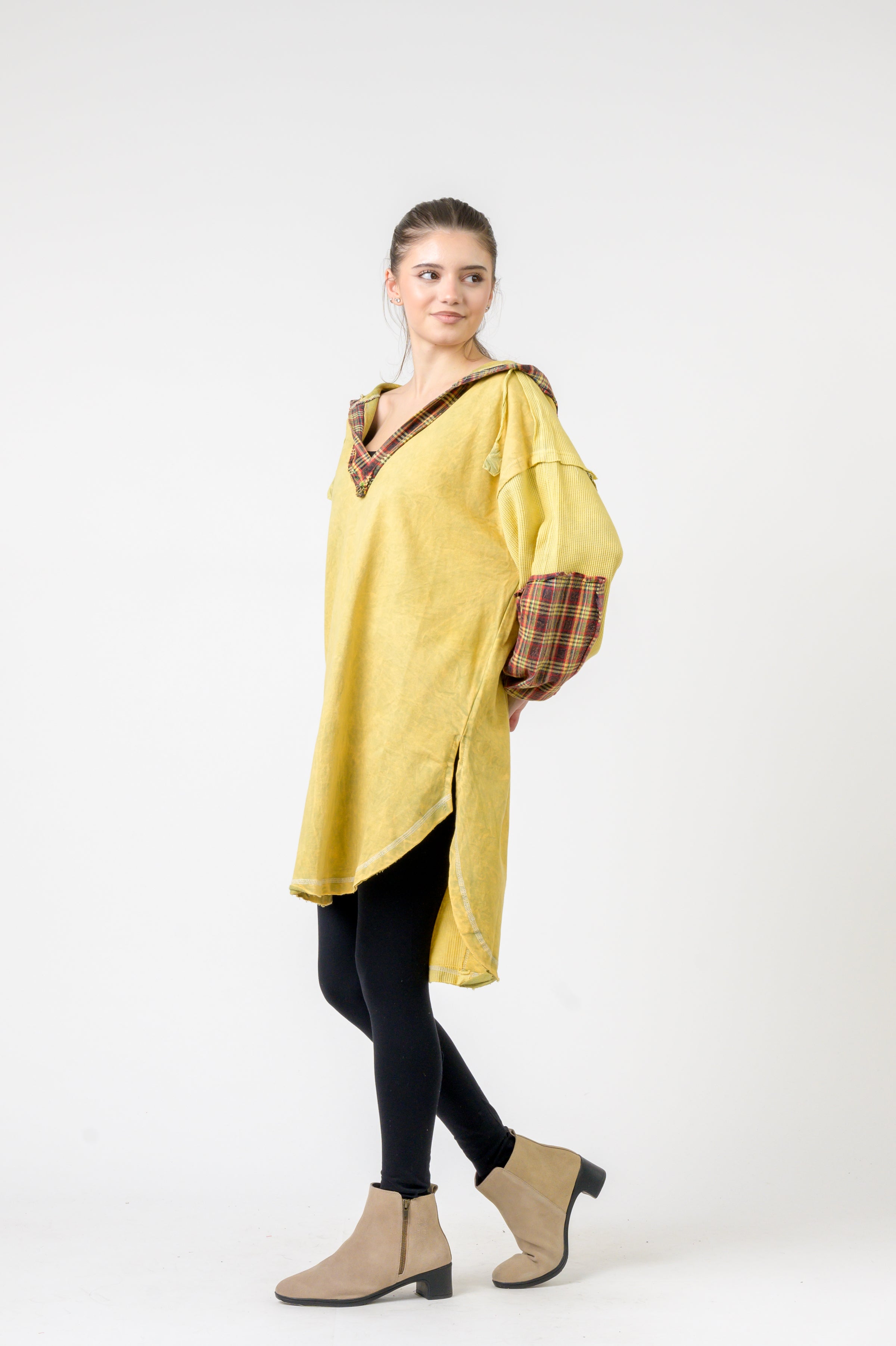 Rhea Edged Cotton Hoodie