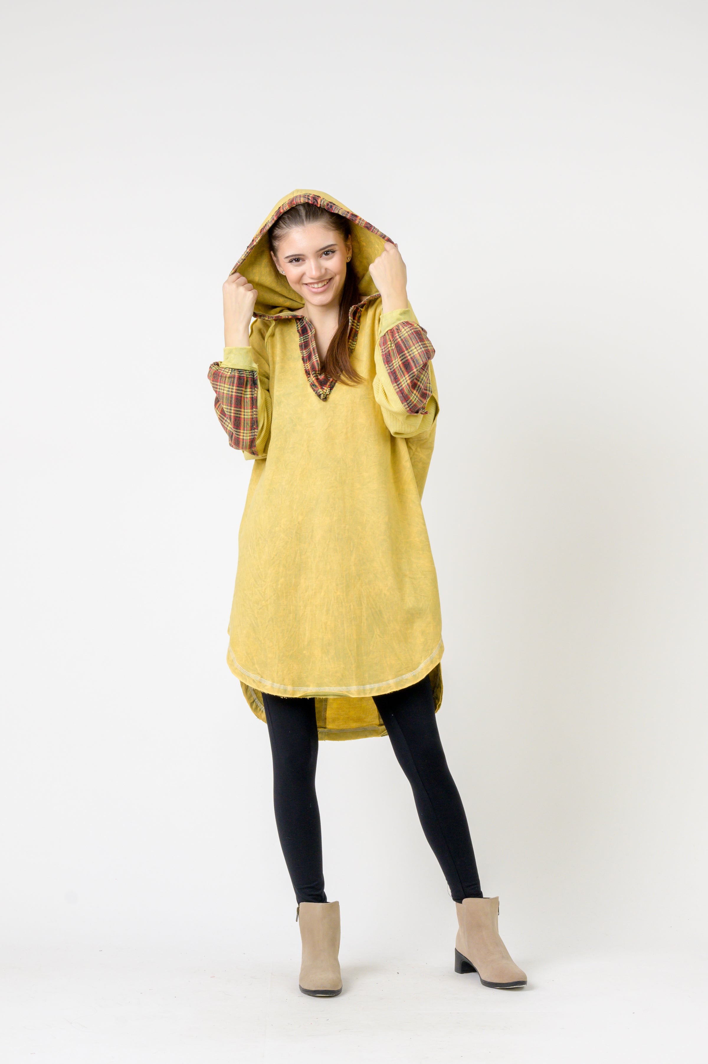 Rhea Edged Cotton Hoodie