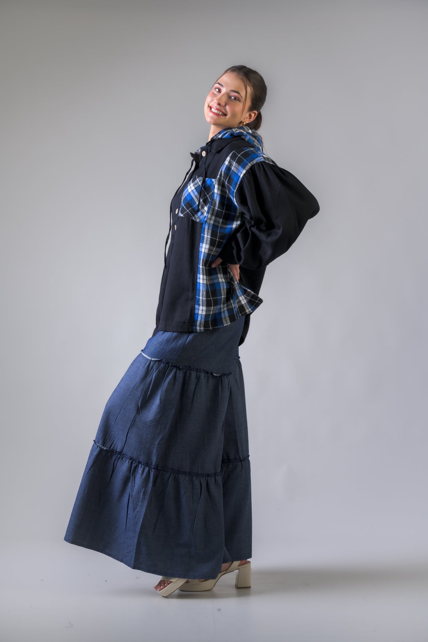 Rhea Burma Hoodie Shirt Grey / L/X