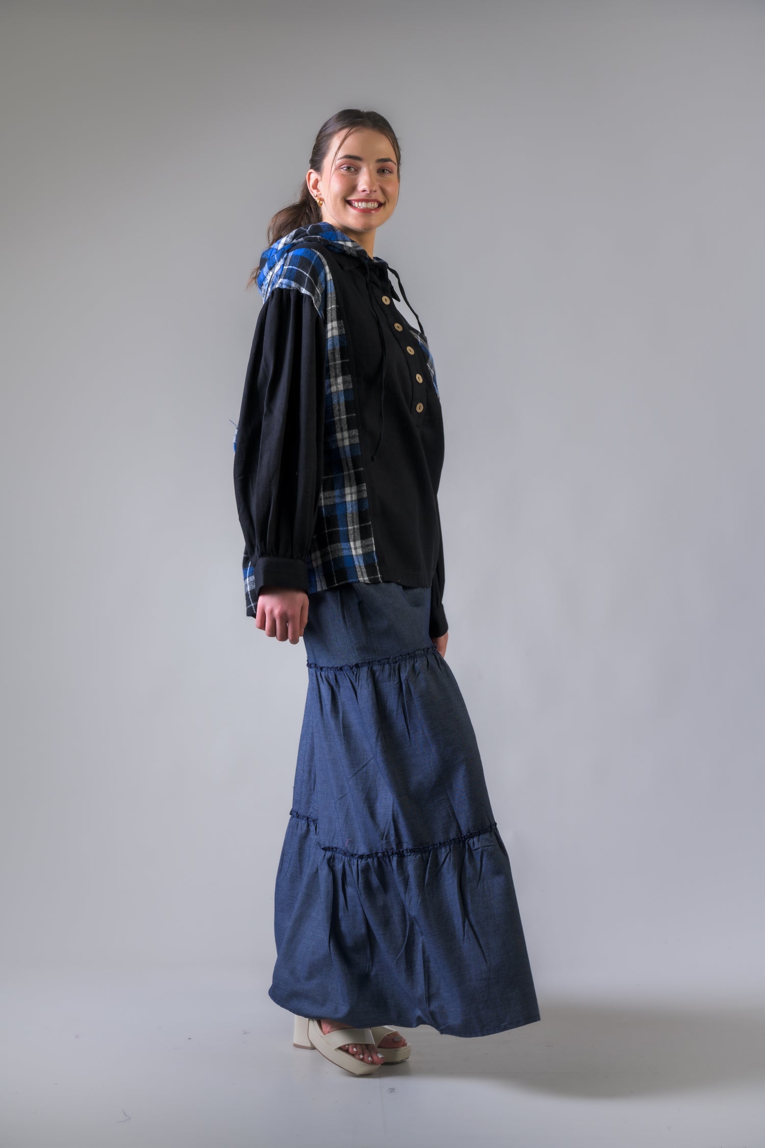 Rhea Burma Hoodie Shirt Grey / L/X