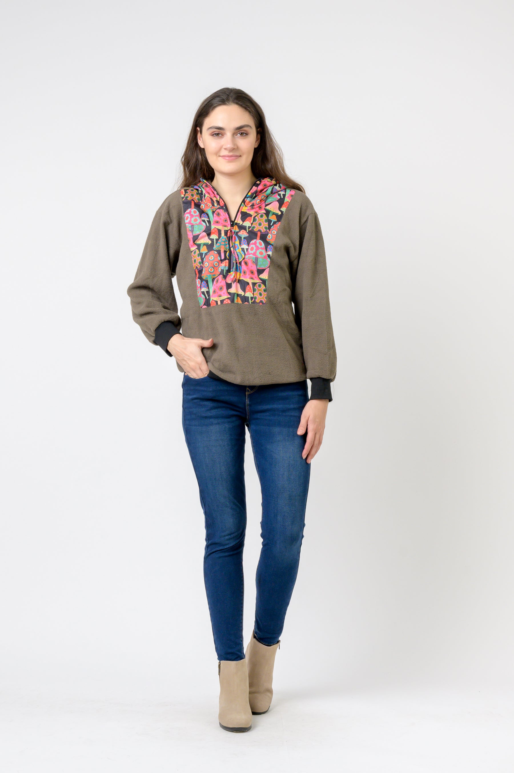 Rhea Insight Pattern Hoodie