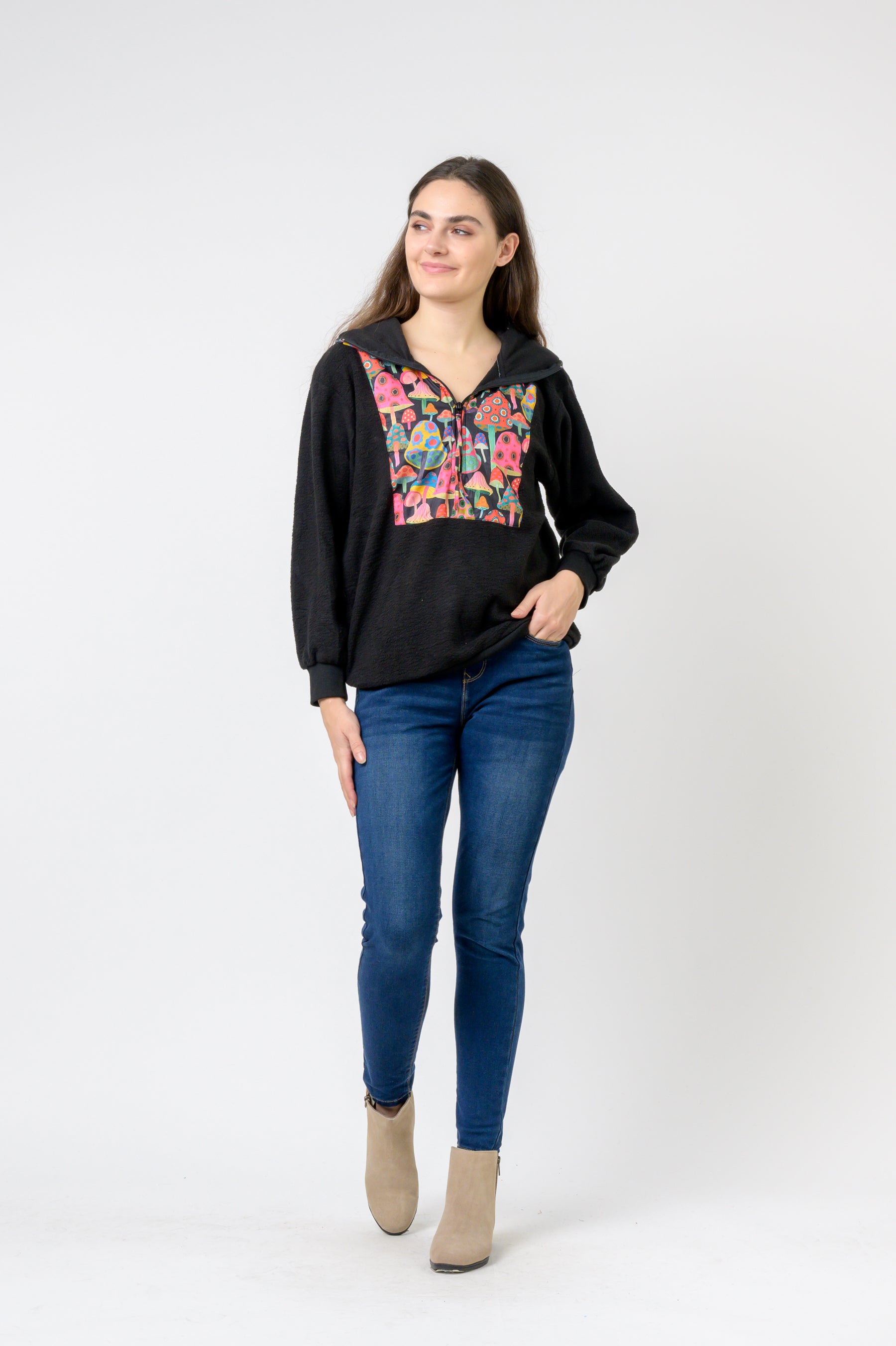 Rhea Insight Pattern Hoodie