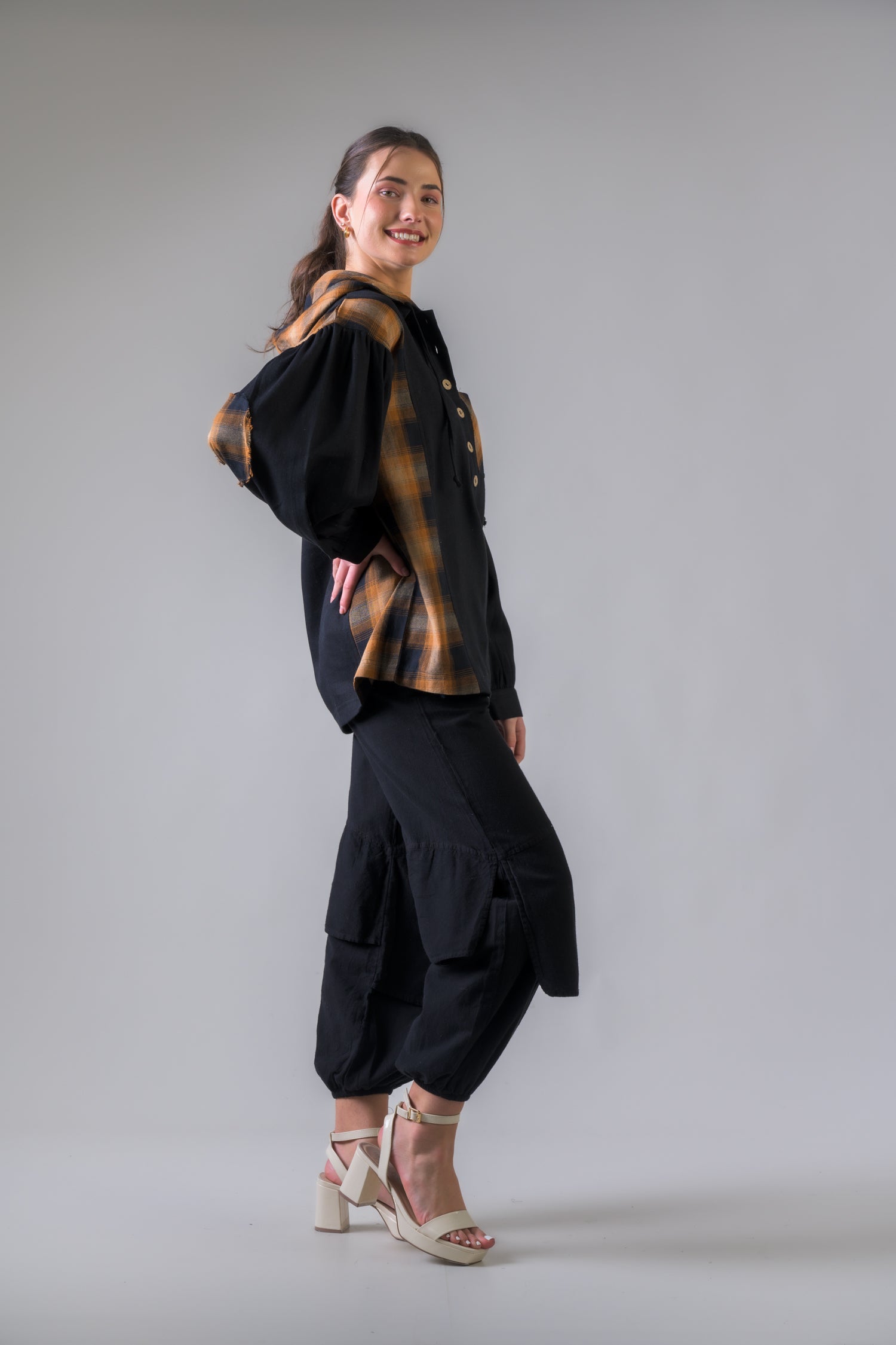 Rhea Cannon Hoodie Shirt Natural / L/X