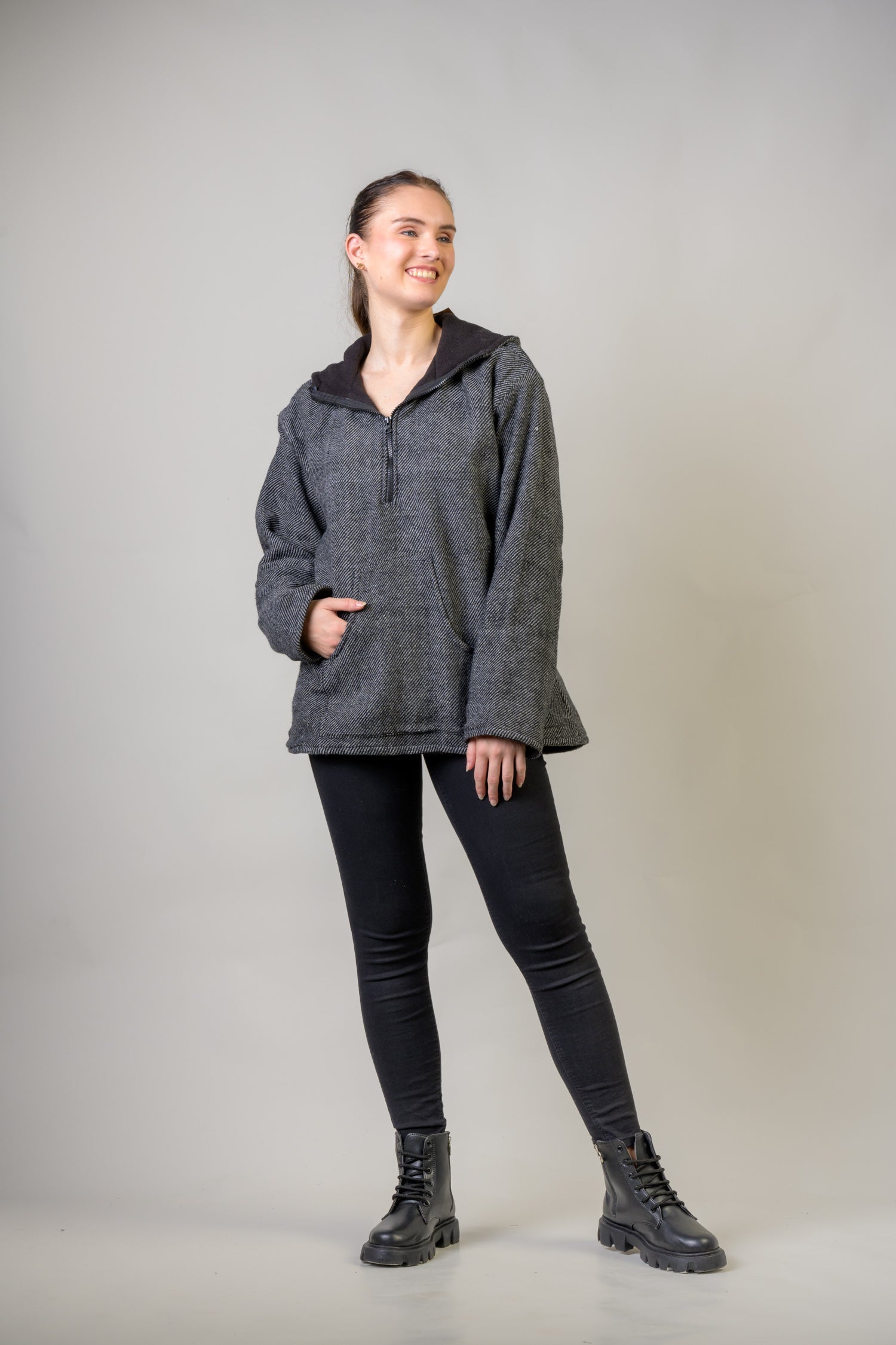 Rhea Prudent Hoodie Black / S/M