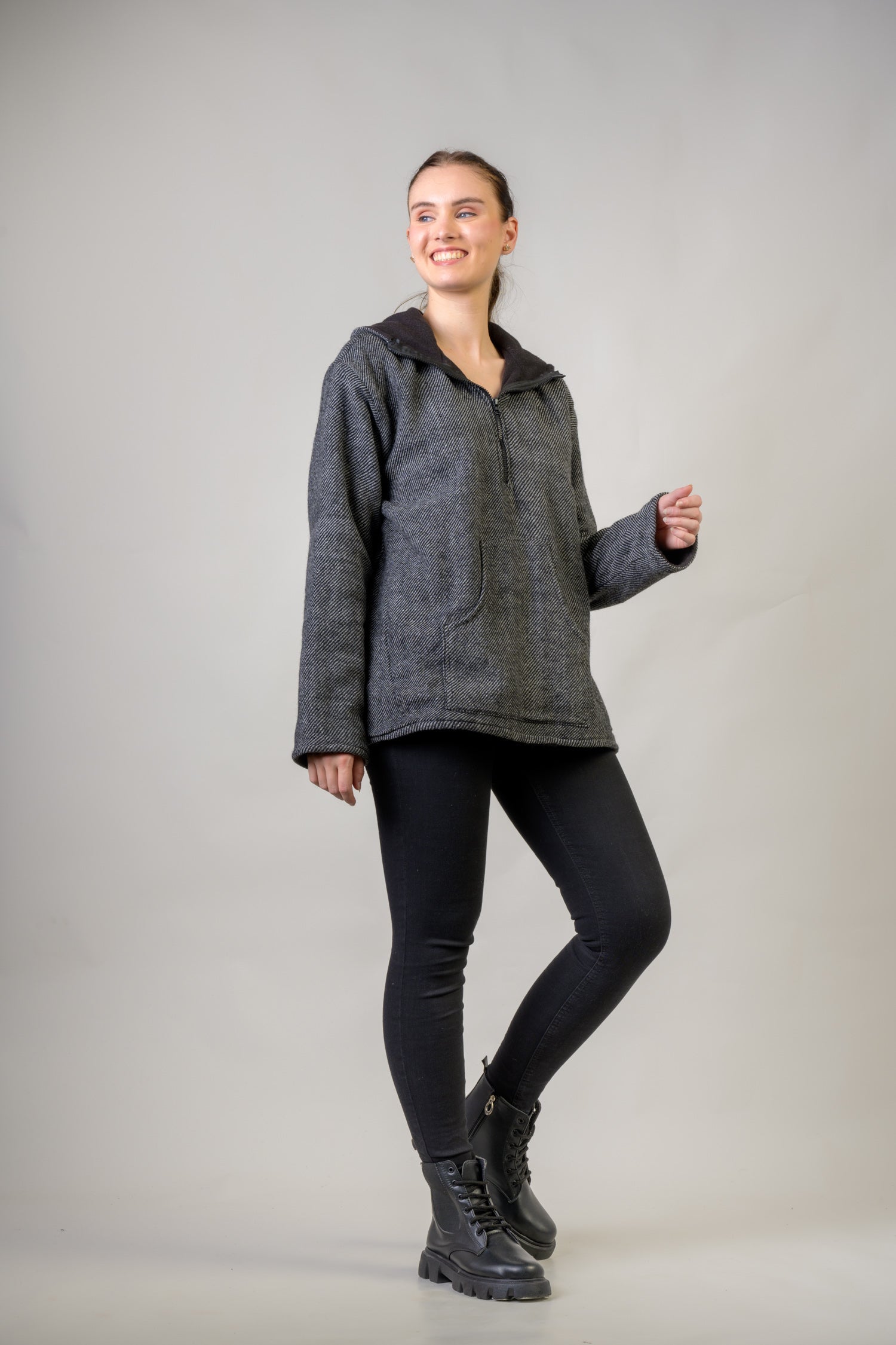 Rhea Prudent Hoodie Black / L/X