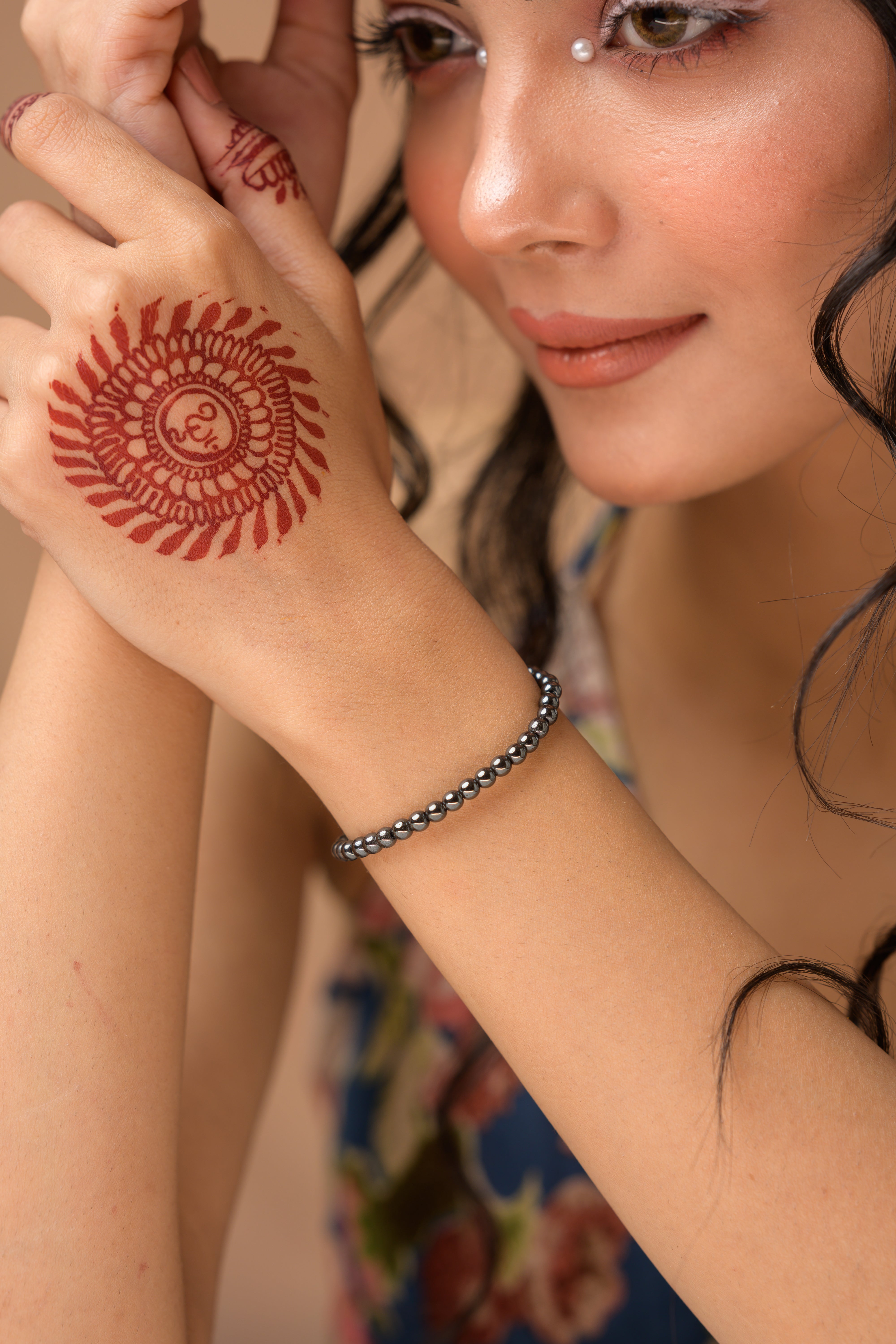 Hematite Bead Bracelet