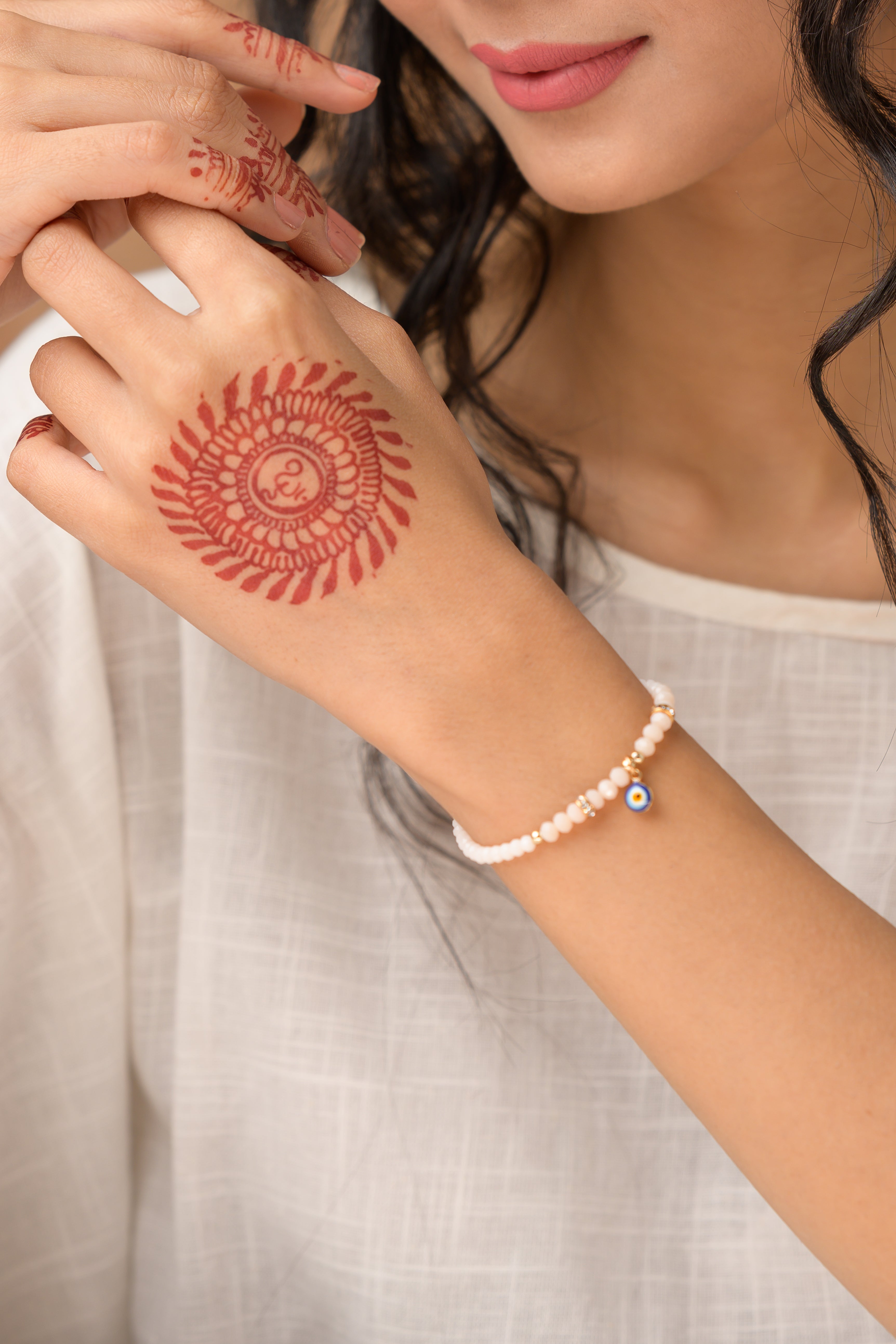 Beaded Evil Eye Bracelet
