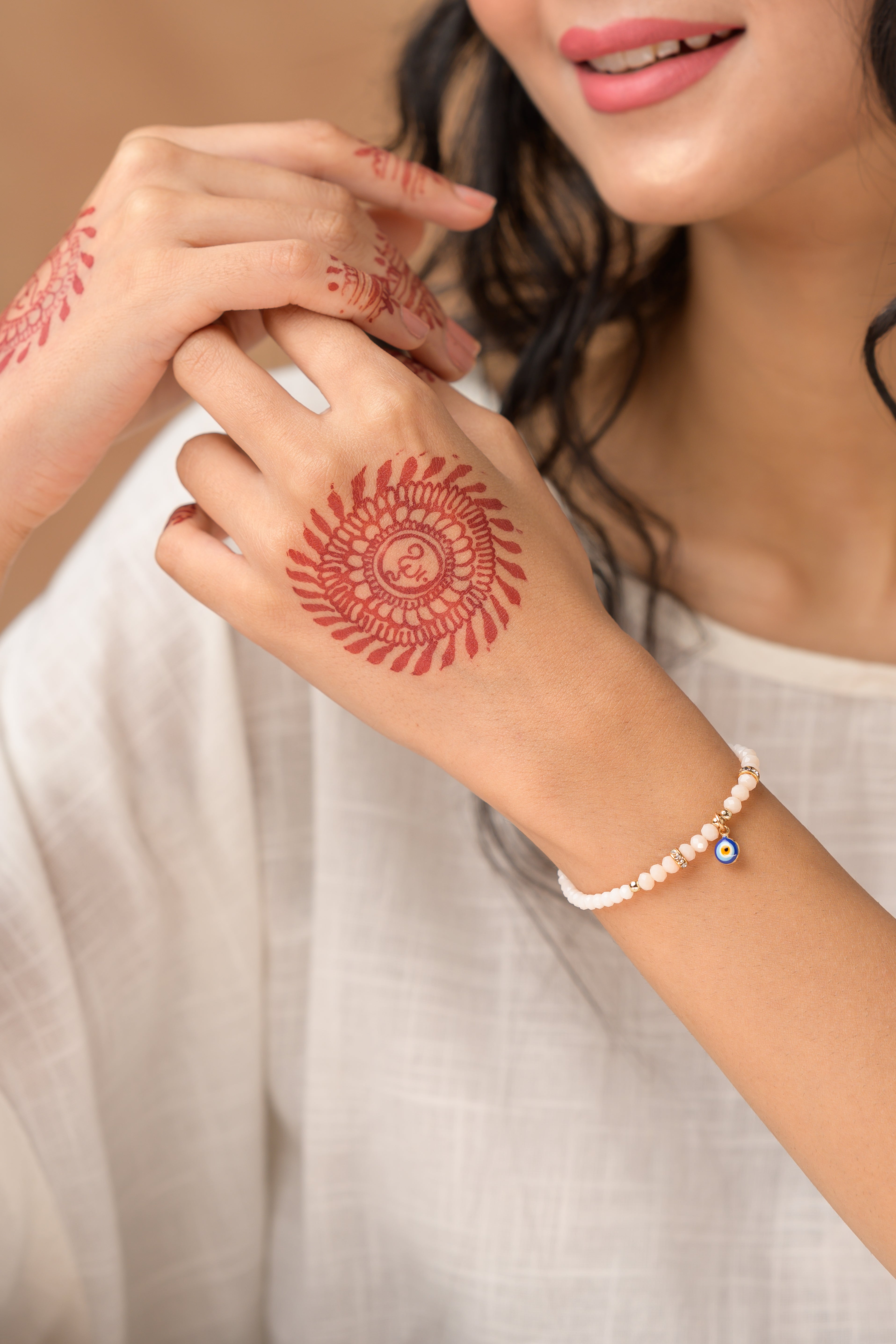 Beaded Evil Eye Bracelet