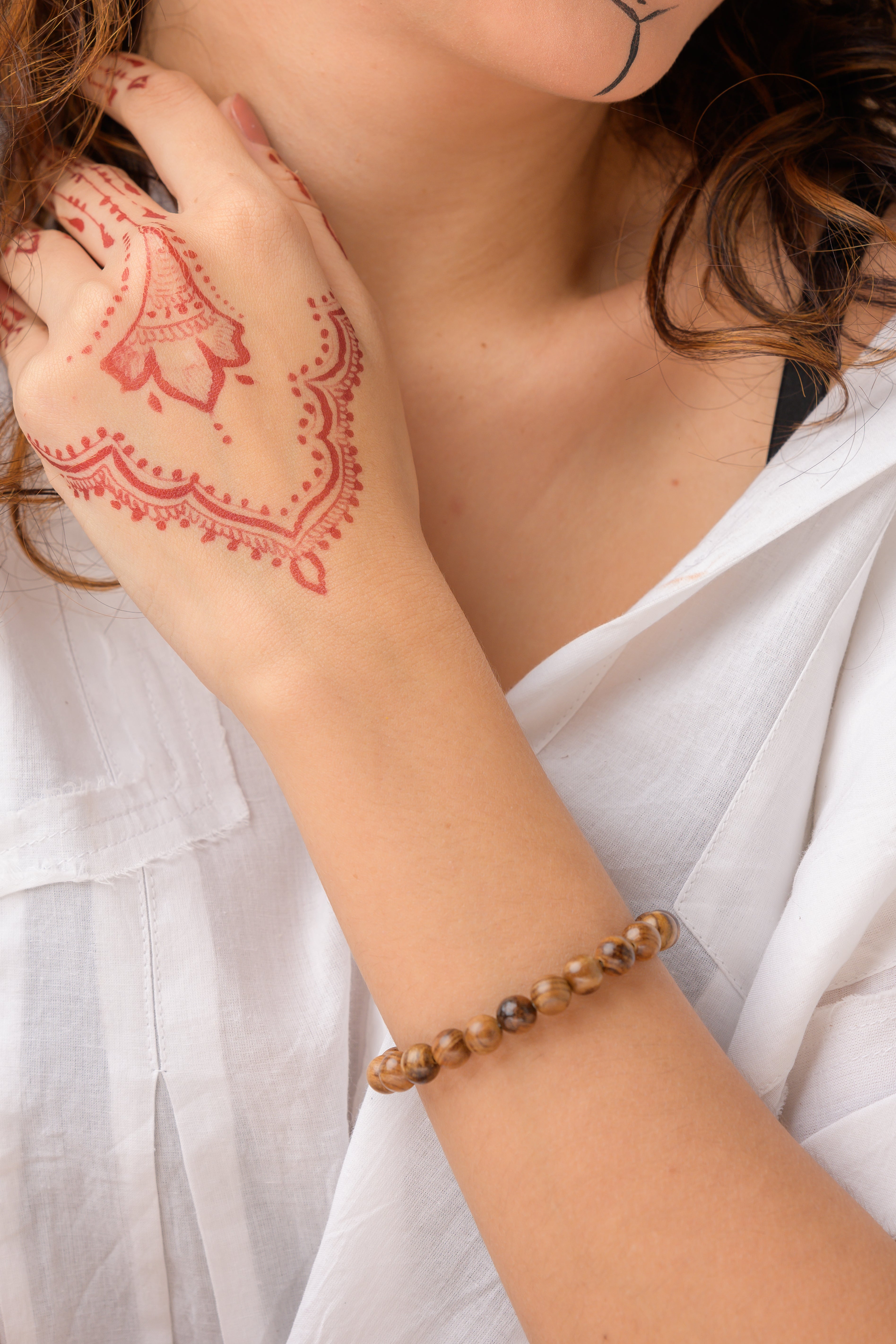 Agarwood Bead Bracelet Henna Shoppe