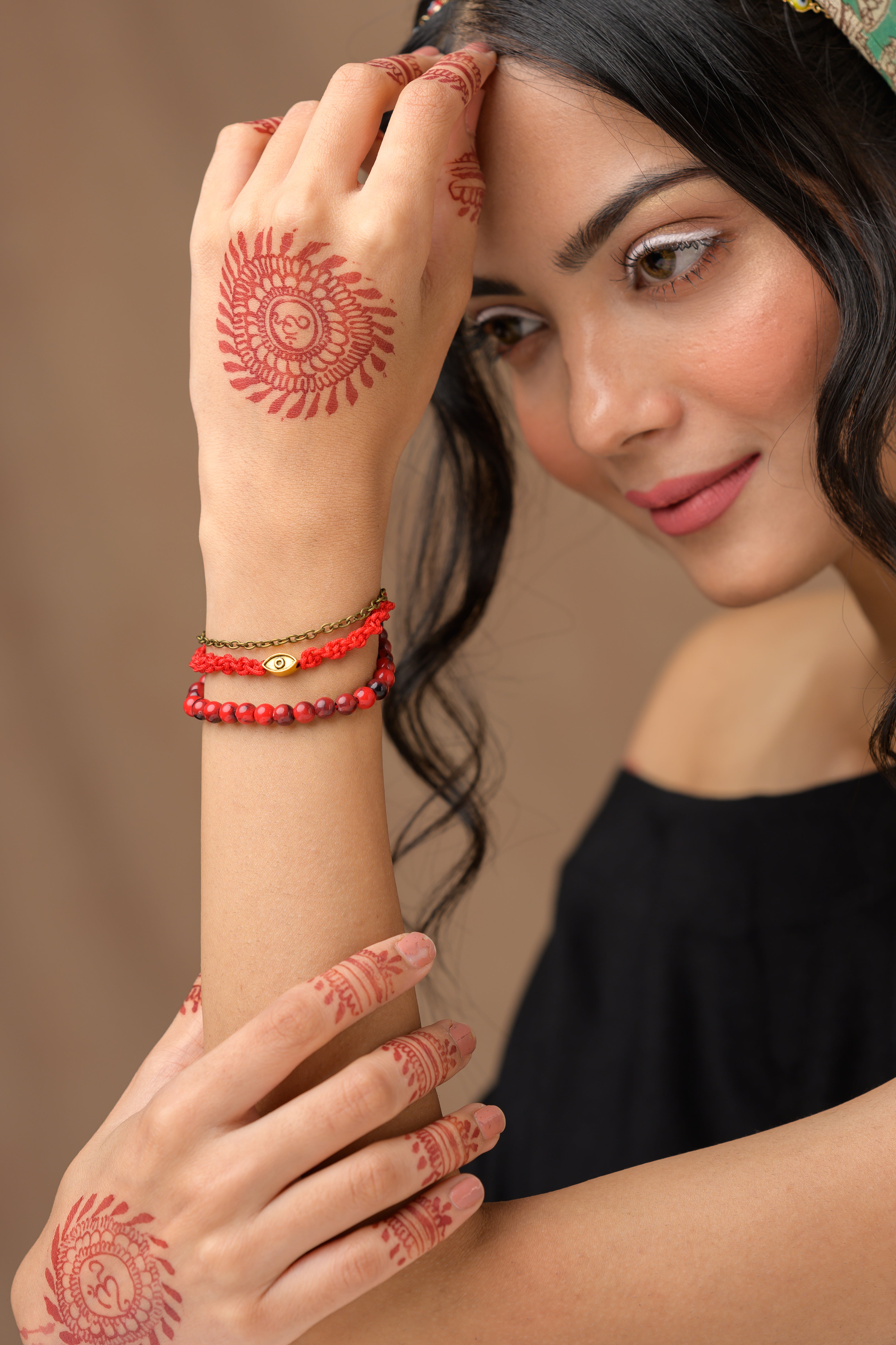 Evil Eye Dual Cord Bracelet