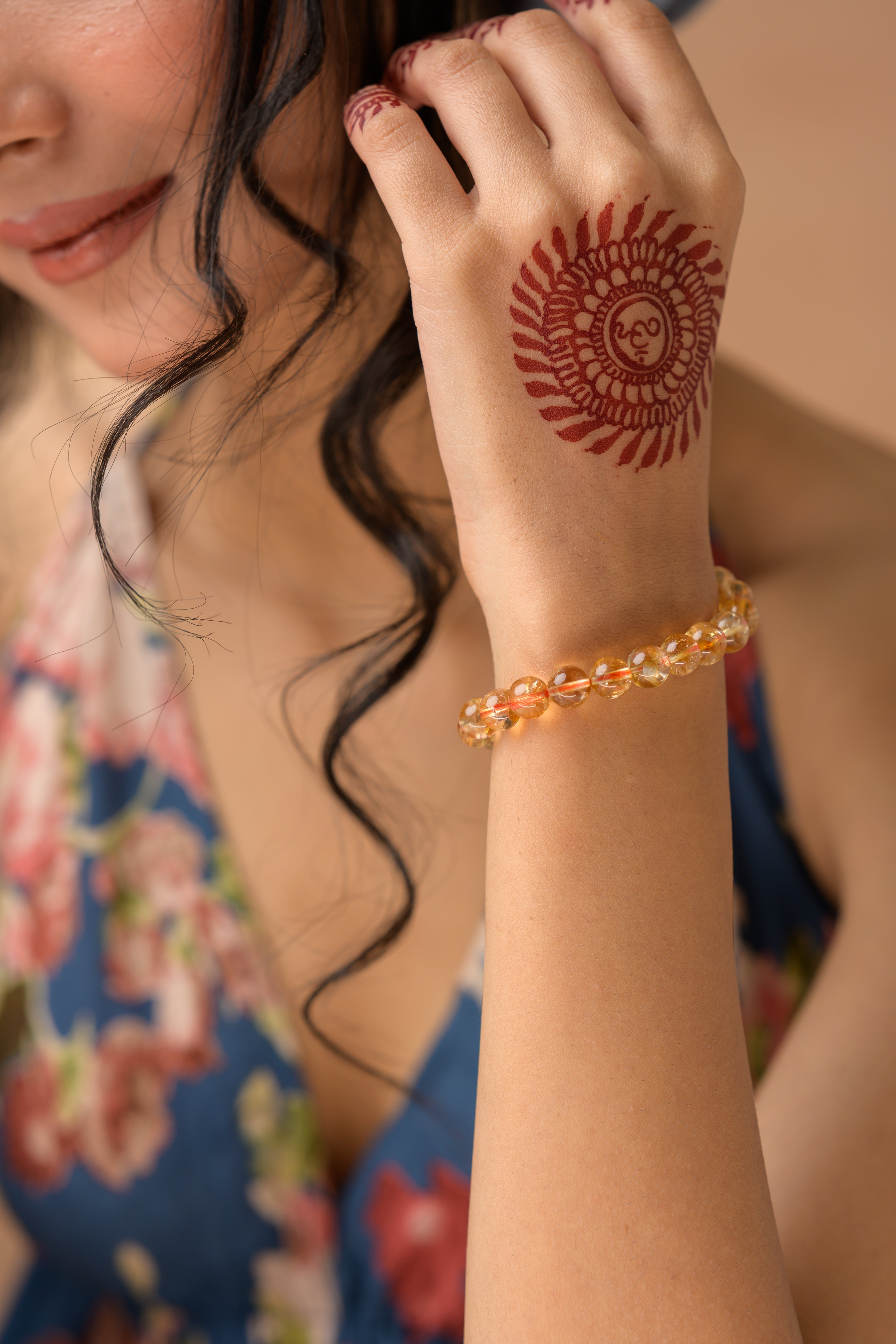 Hamsa Beaded Bracelet - 8mm