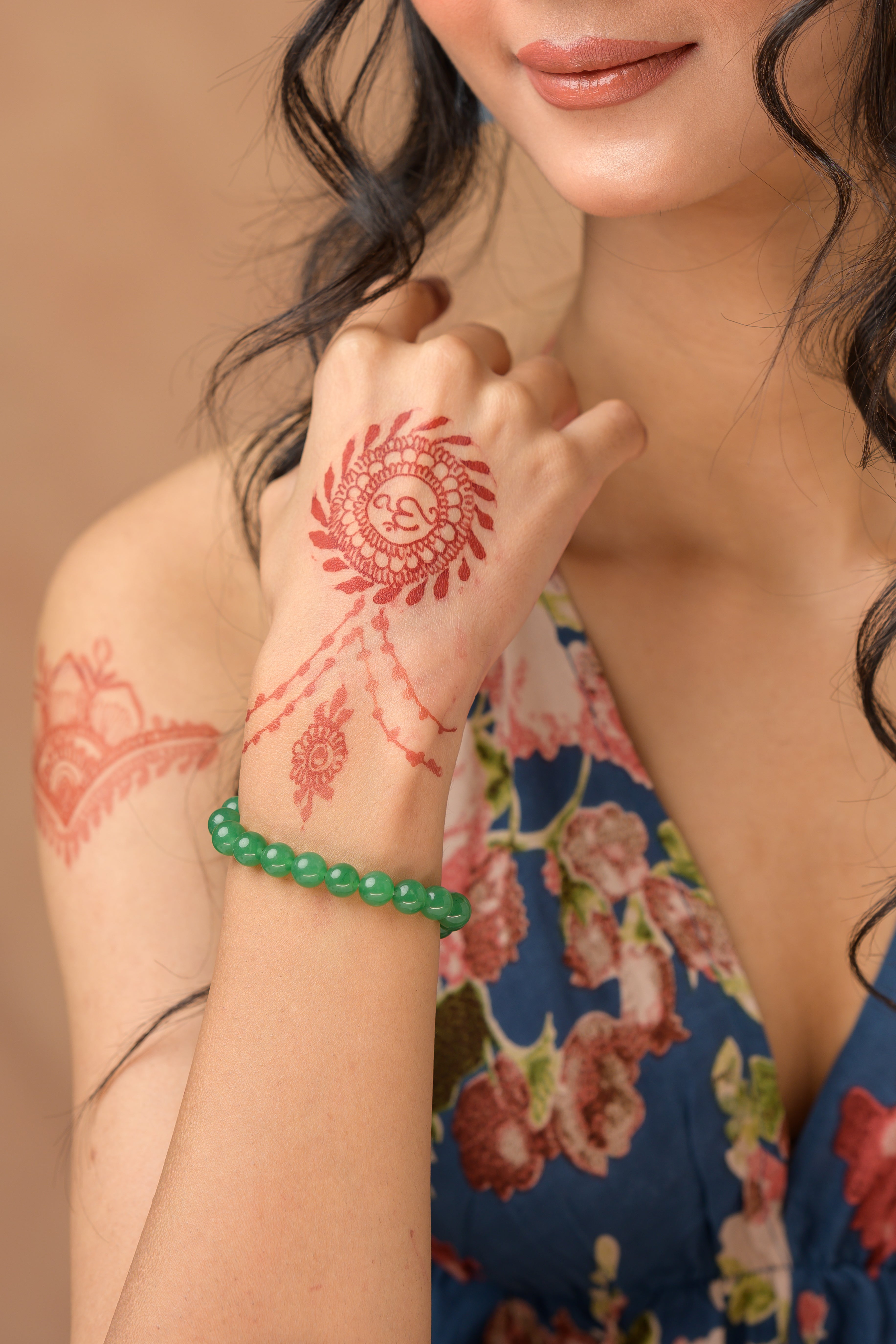 Hamsa Beaded Bracelet - 8mm