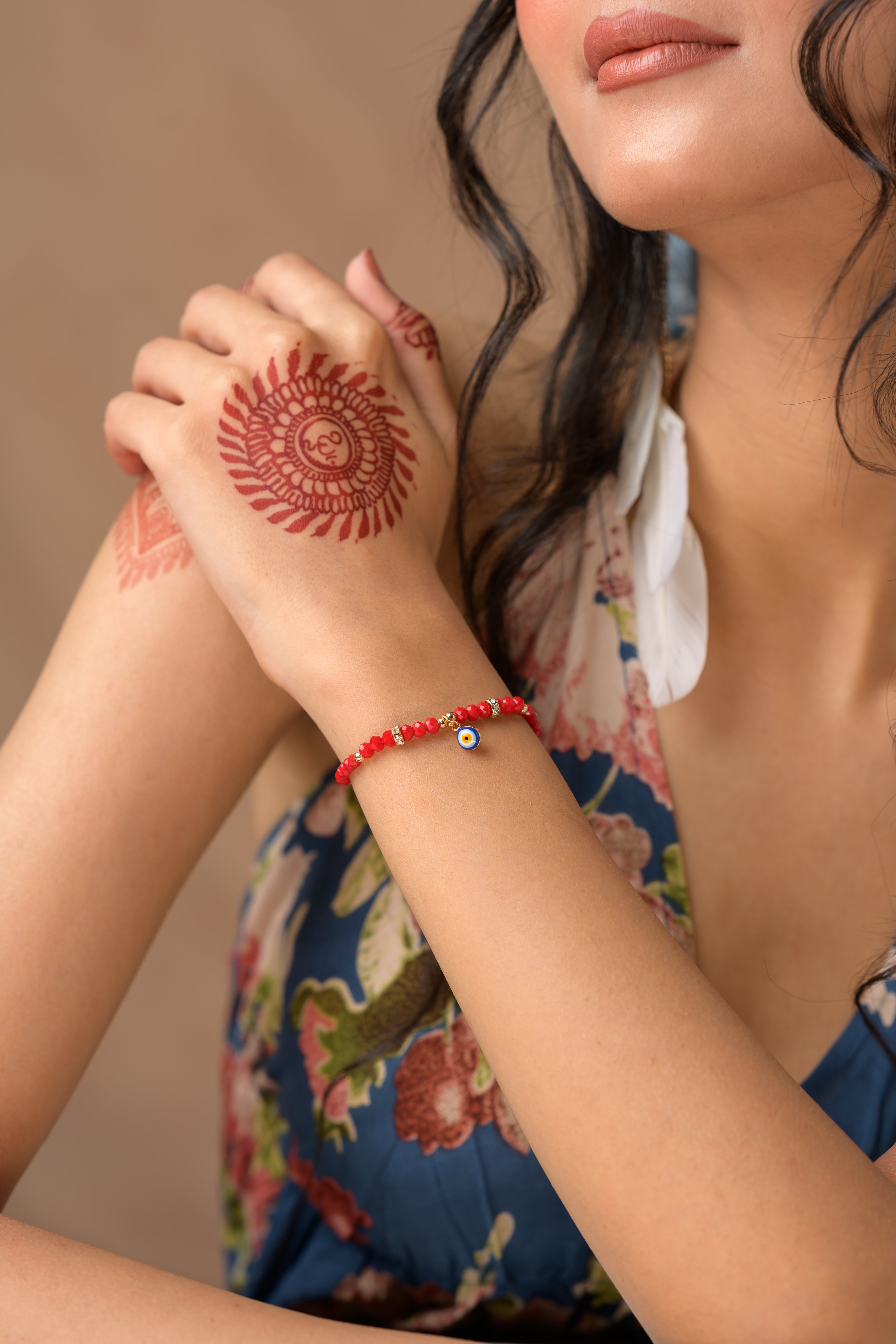 Beaded Evil Eye Bracelet