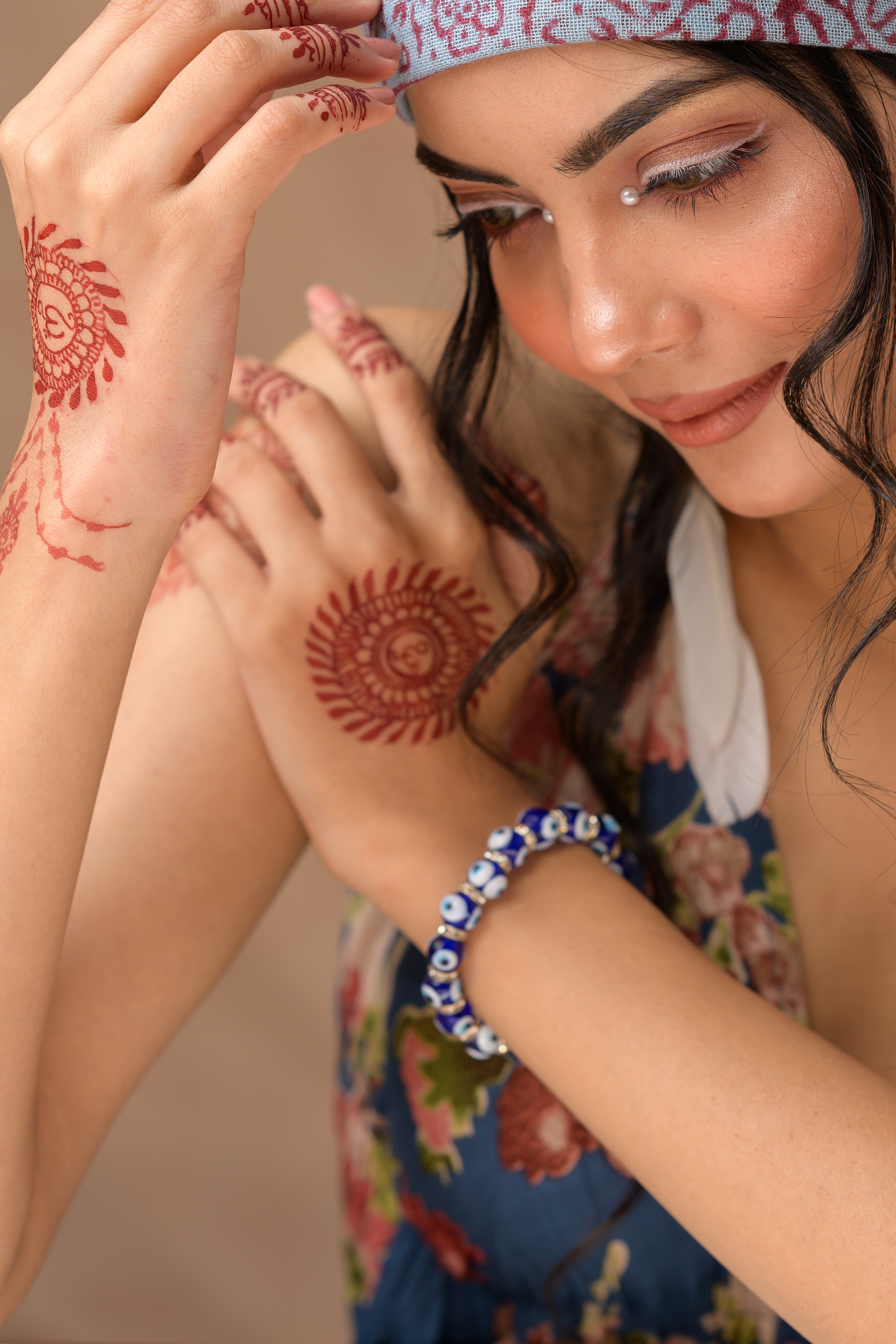 Evil Eye Beads Bracelet