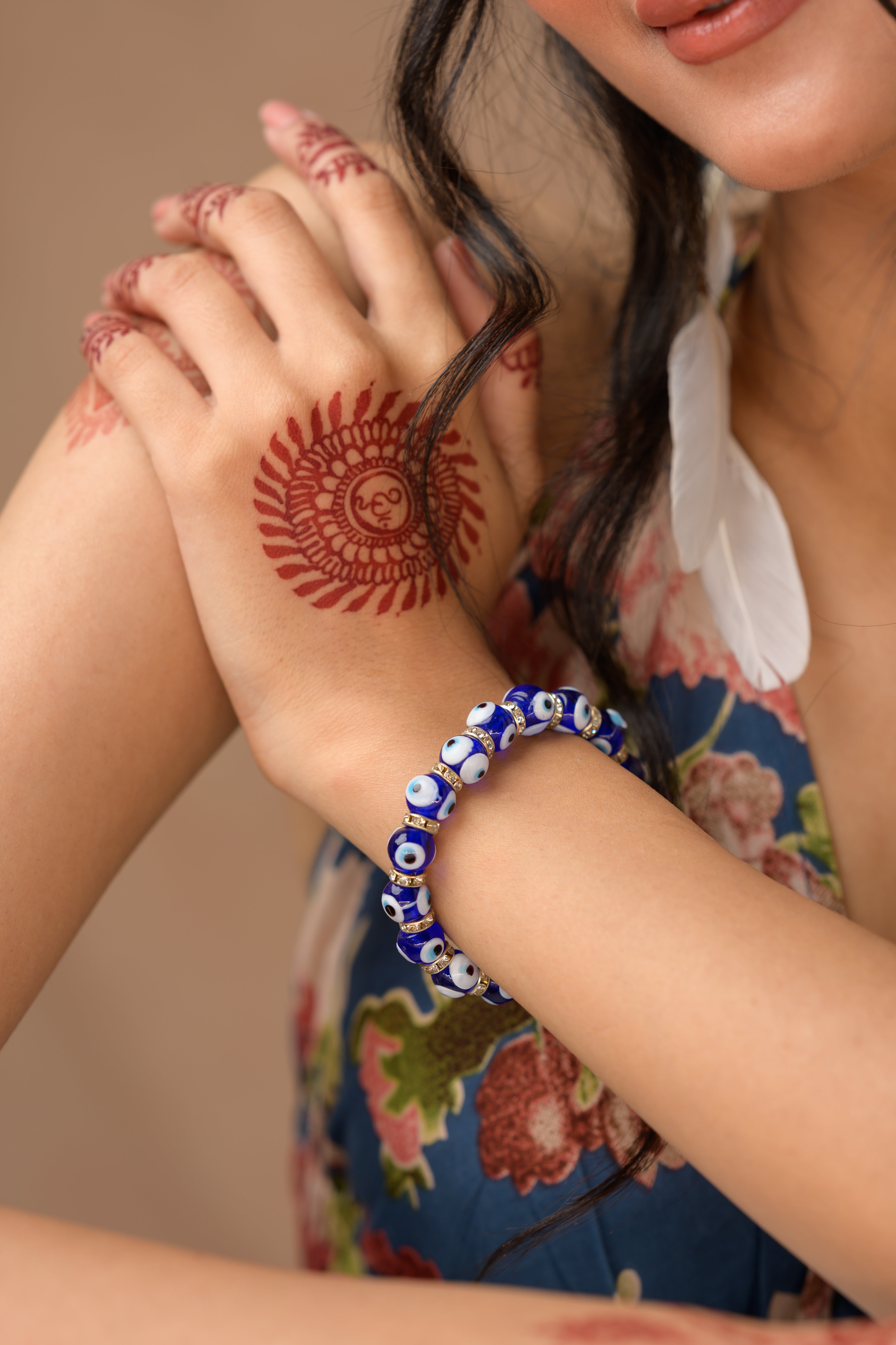Evil Eye Beads Bracelet