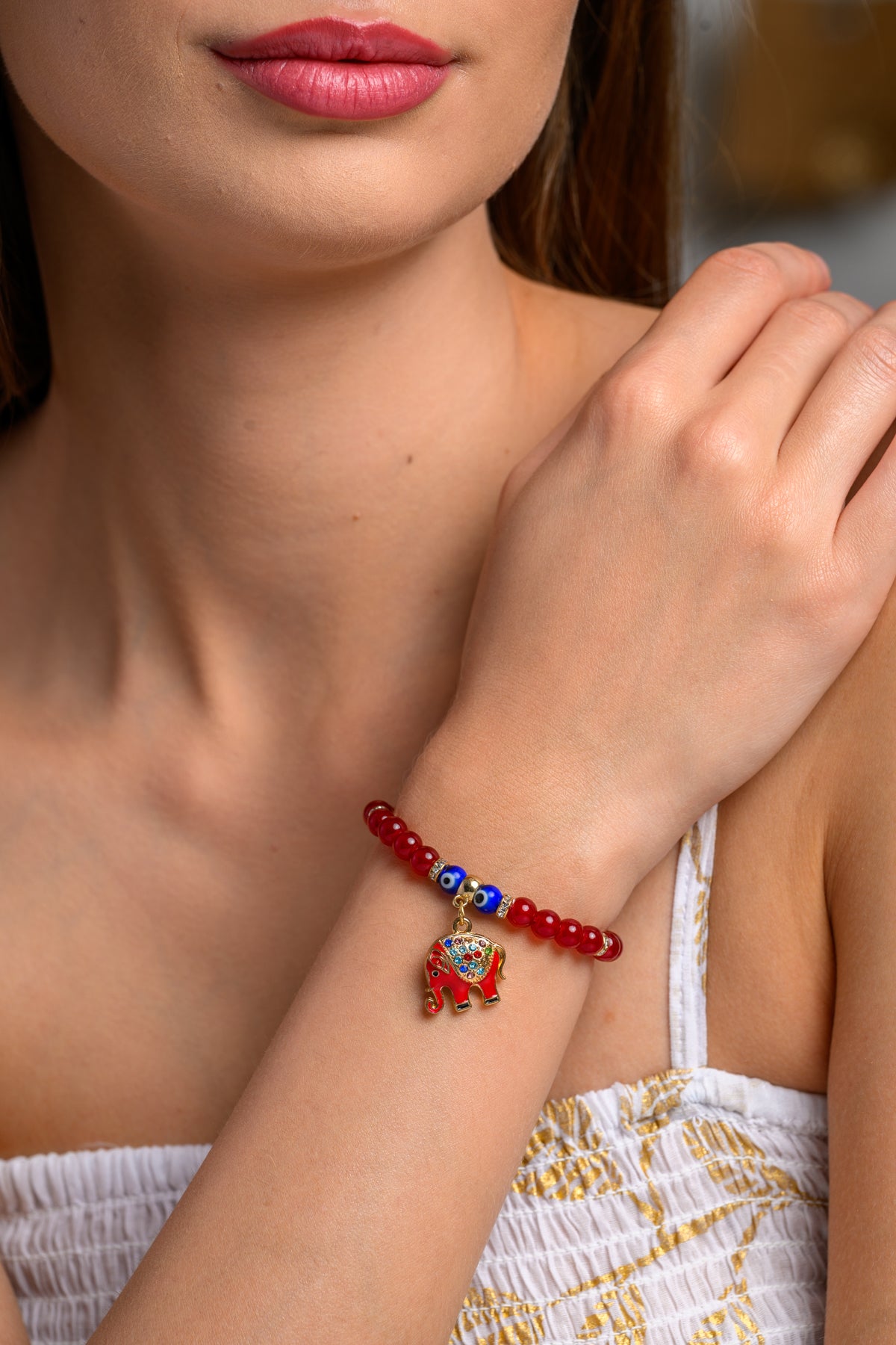 Beaded Evil Eye Bracelet