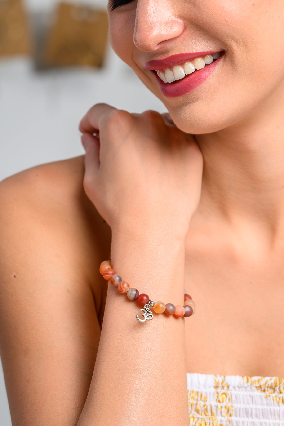 Bead Wrap Bracelet - 8mm