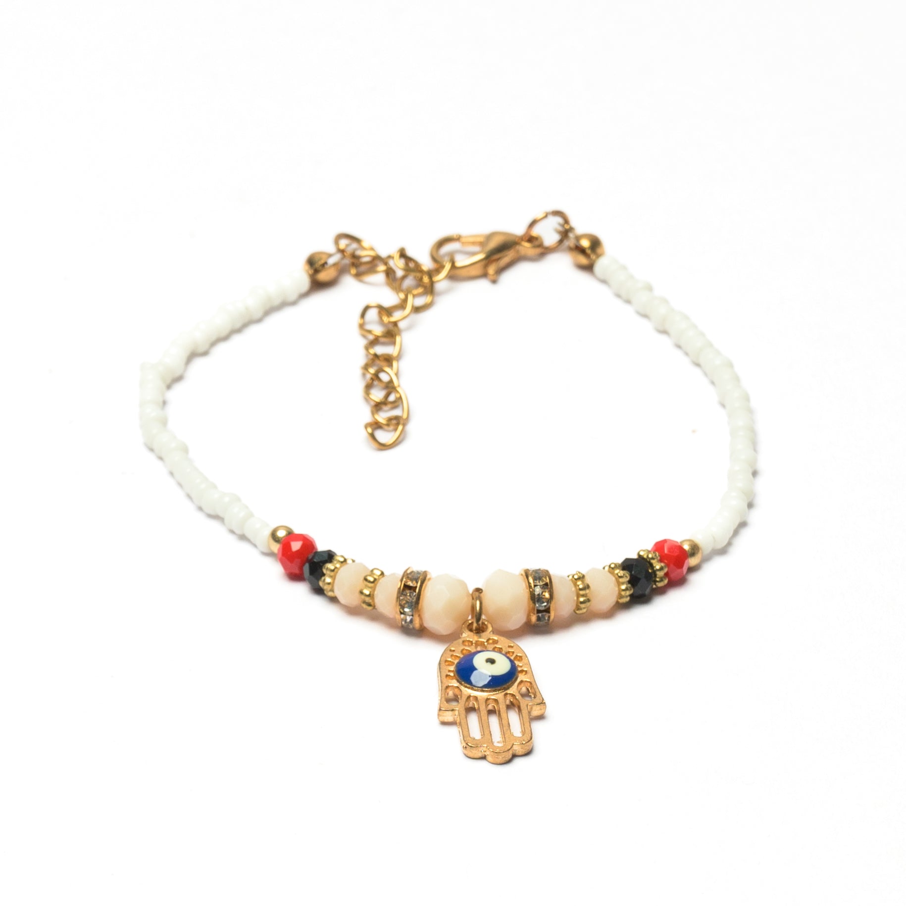 Beaded Evil Eye Bracelet