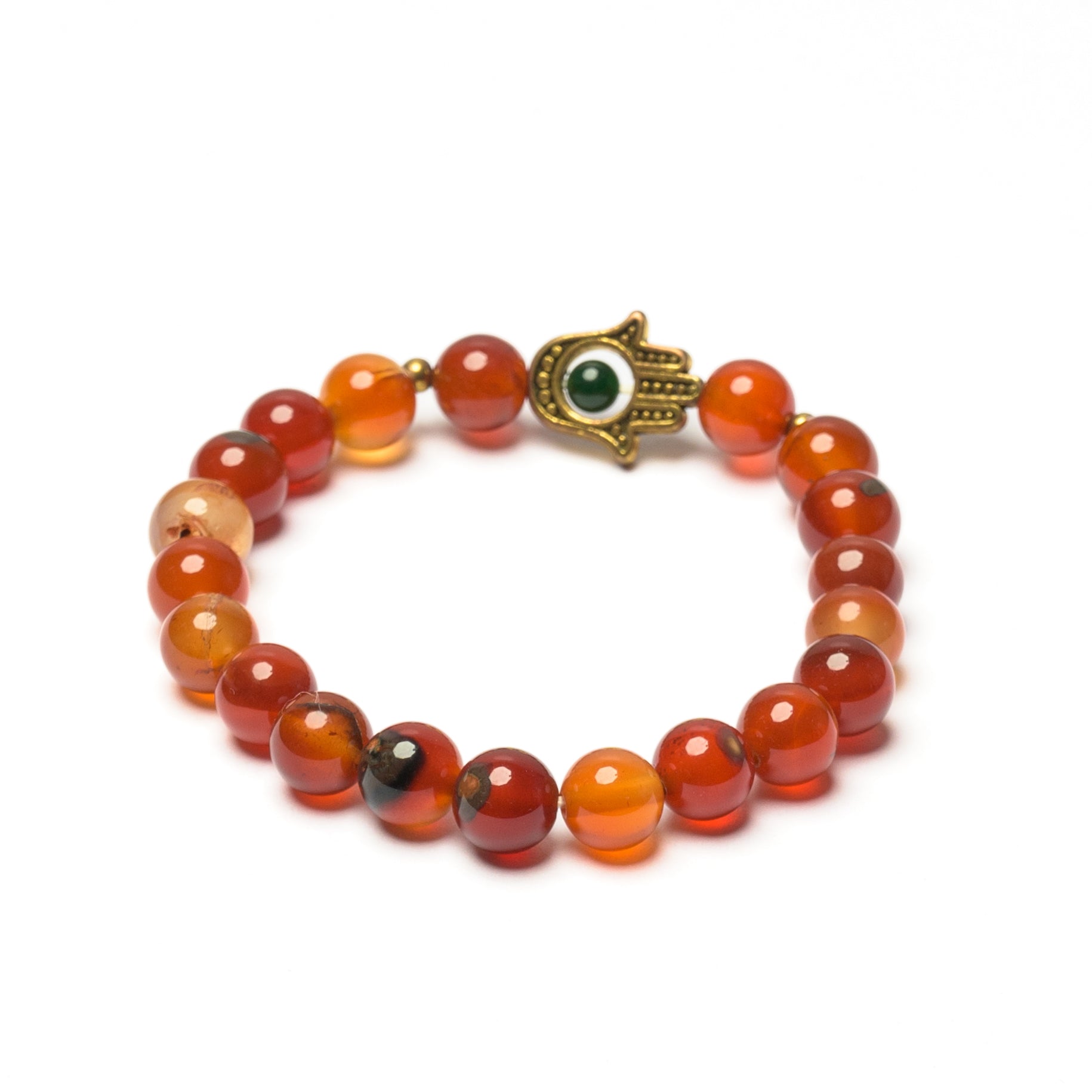 Hamsa Beaded Bracelet - 8mm