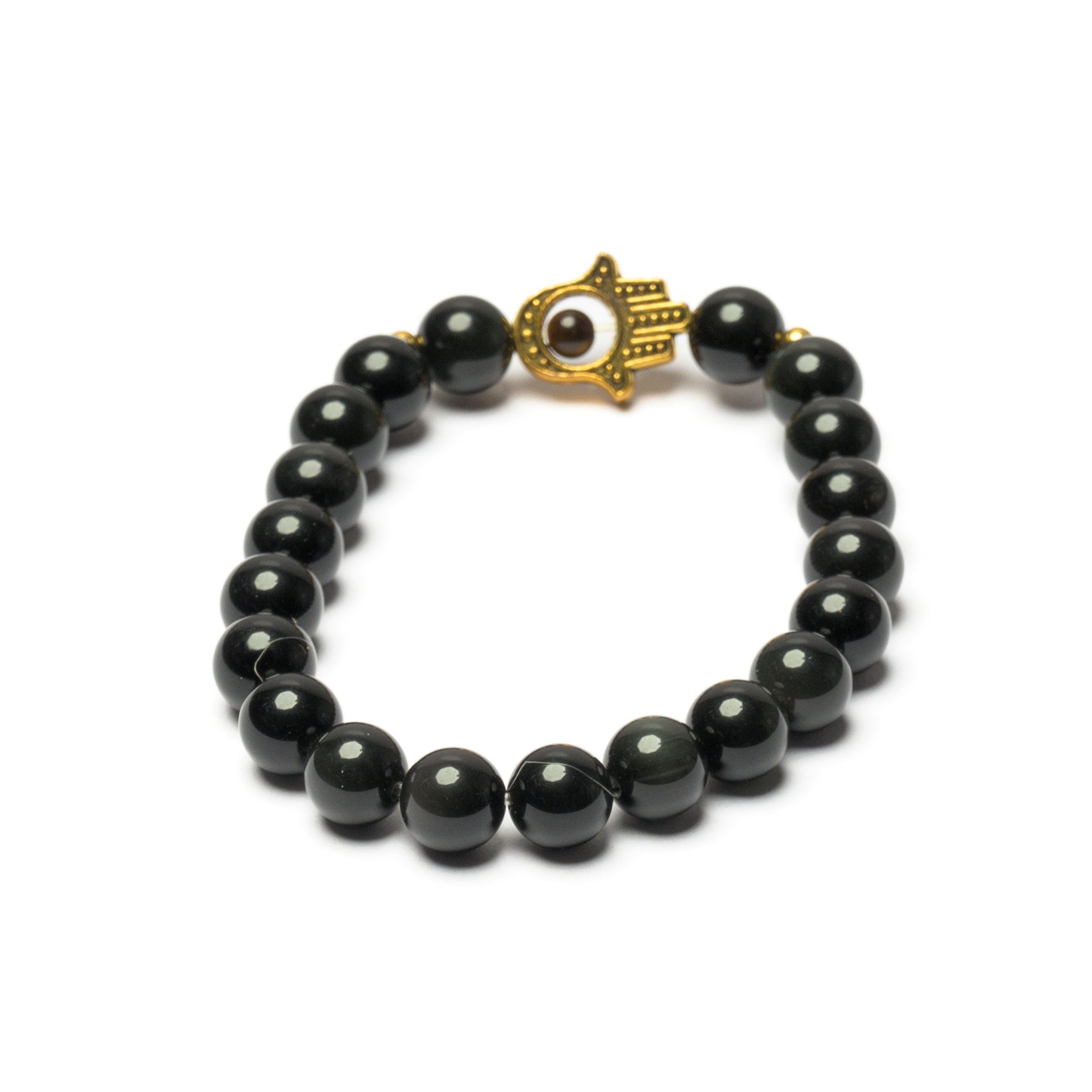 Hamsa Beaded Bracelet - 8mm