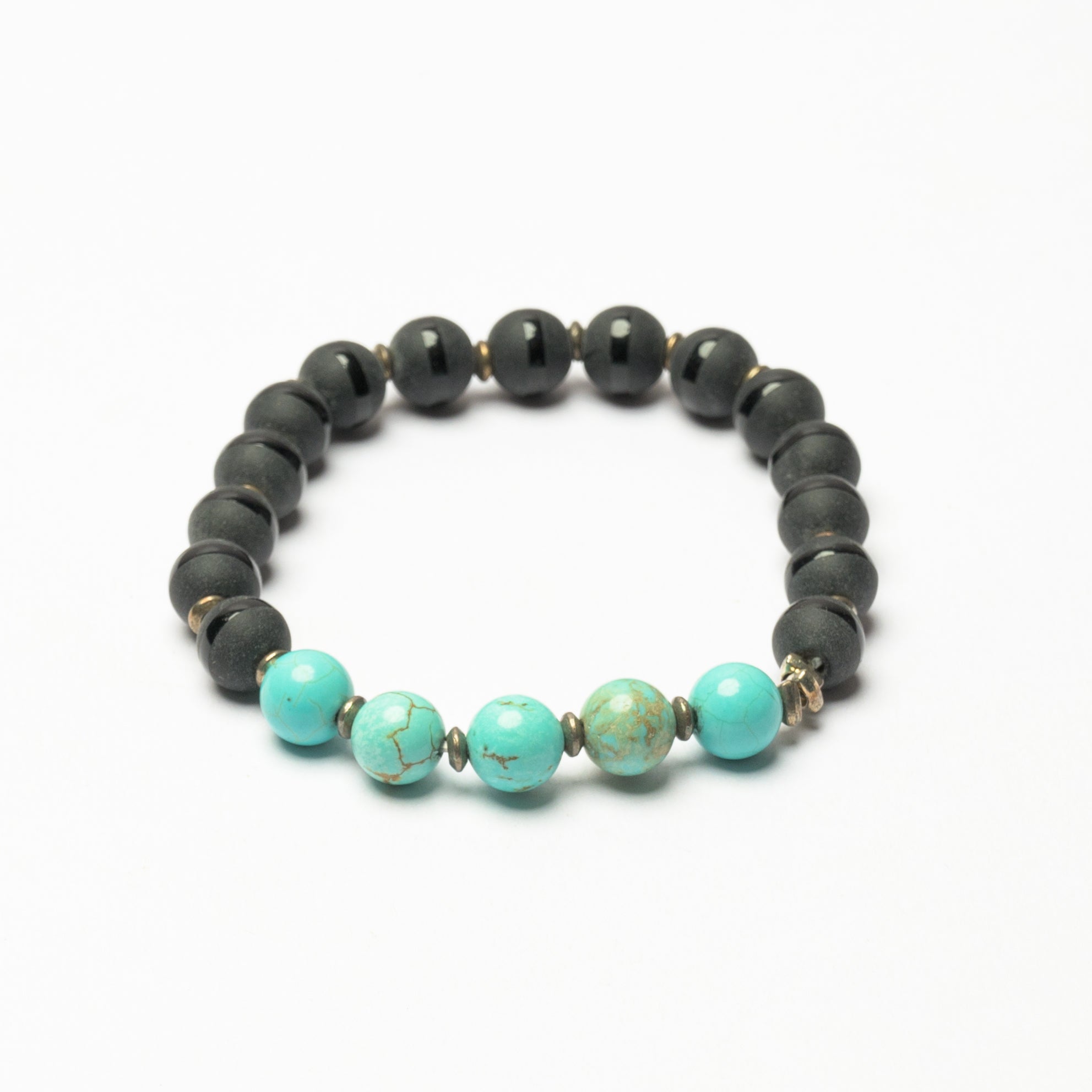 Black Obsidian With Tiger Eye Bracelet