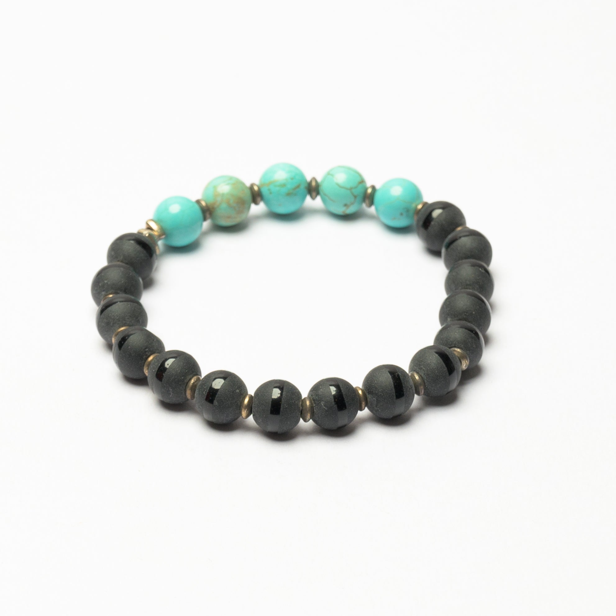 Black Obsidian With Tiger Eye Bracelet
