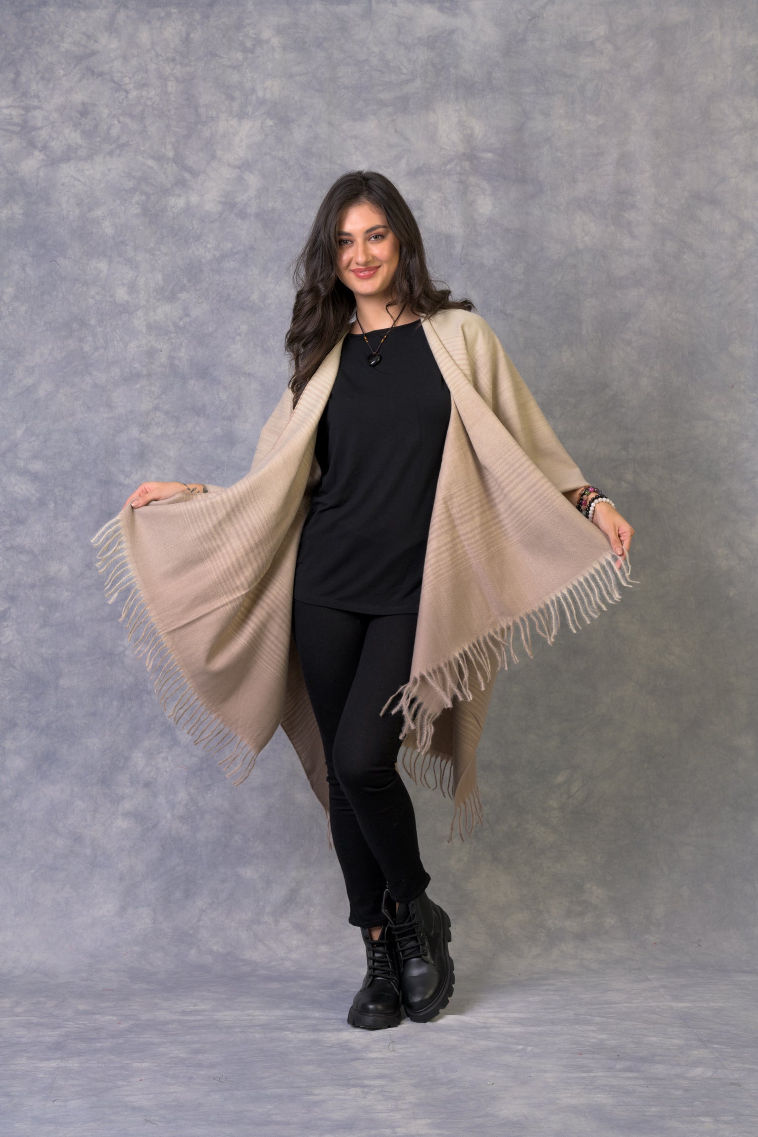 Rhea Sophisticated Poncho (Assorted)