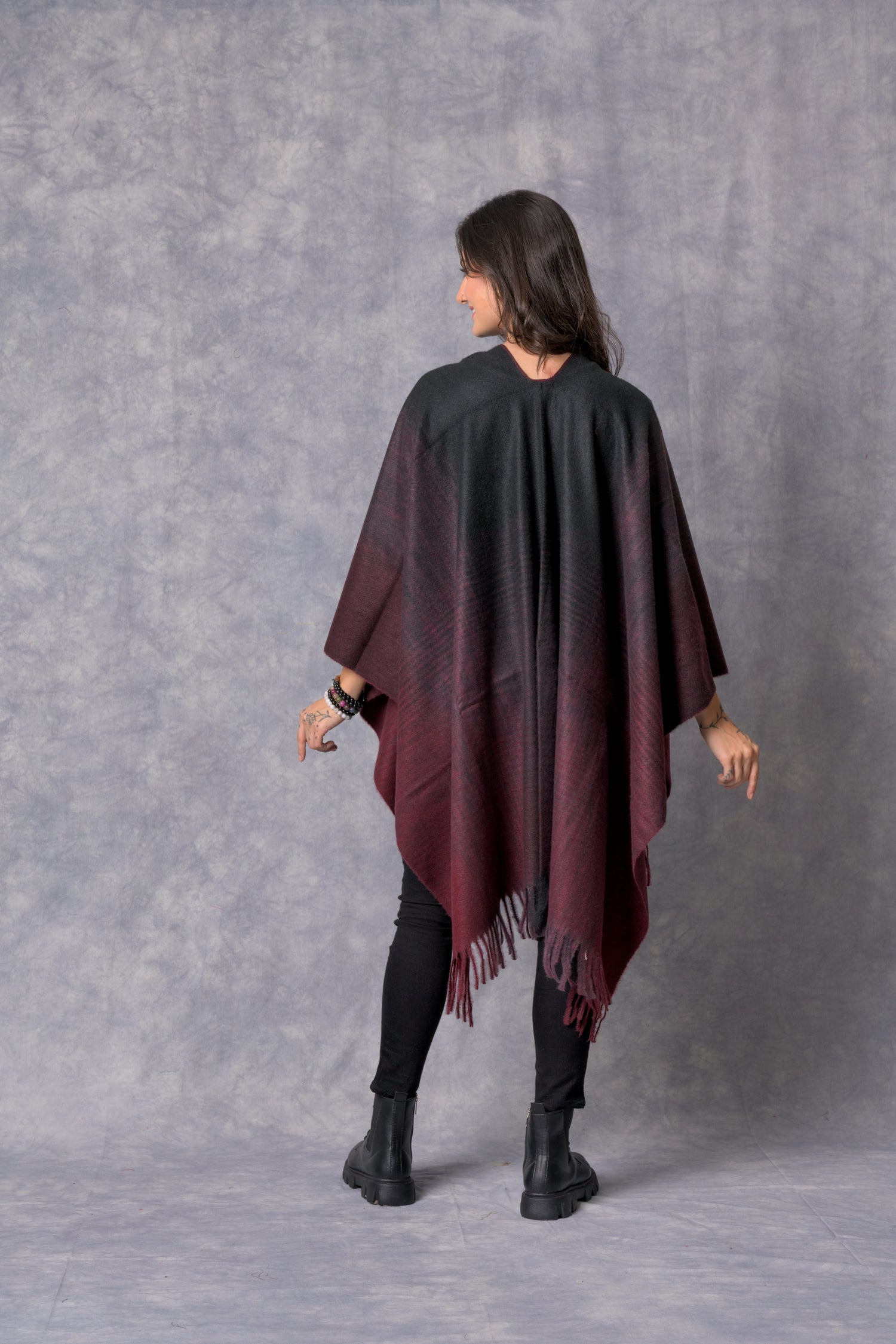 Rhea Sophisticated Poncho (Assorted)