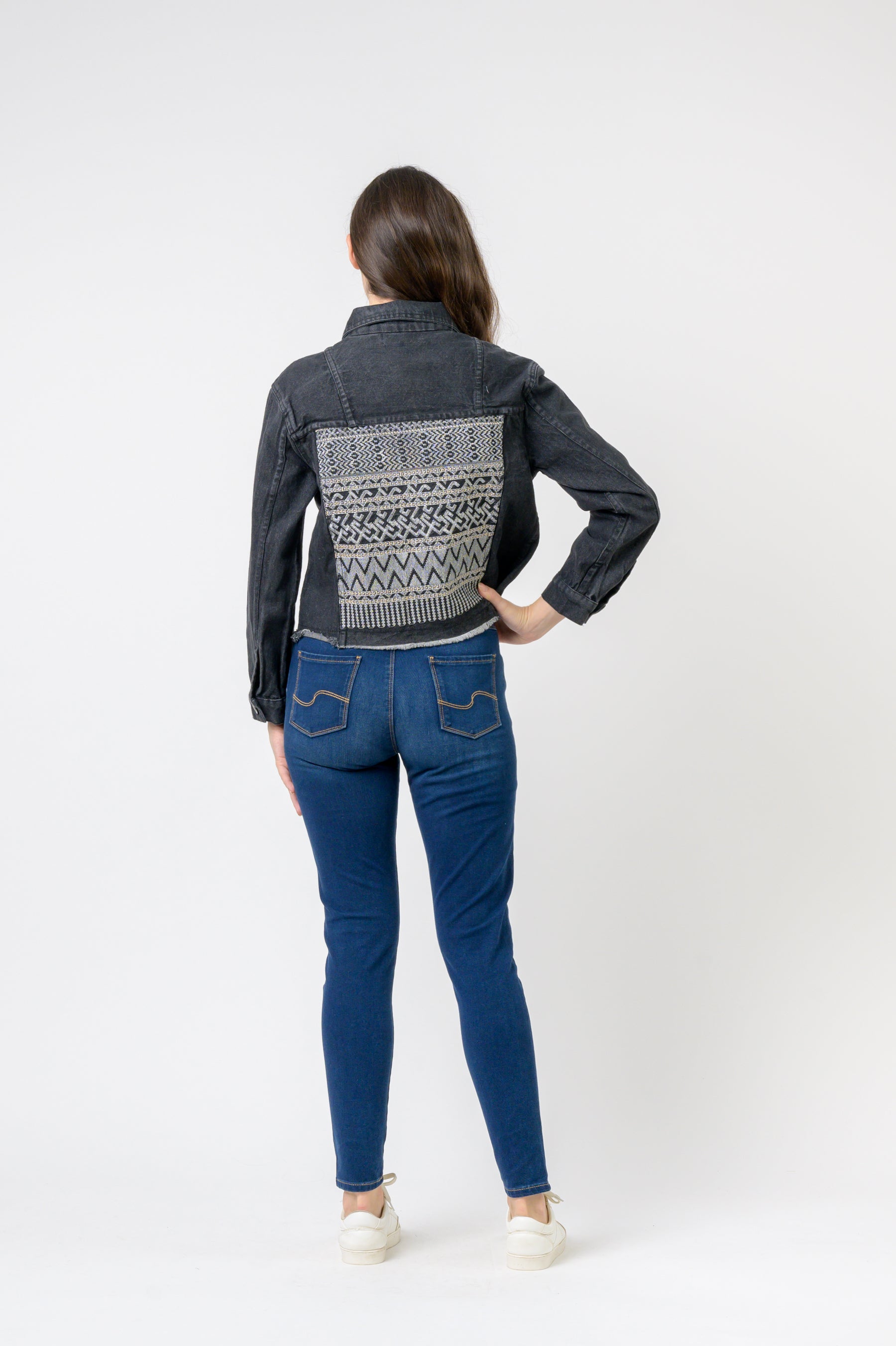 Rhea Embroidered Jean Jacket