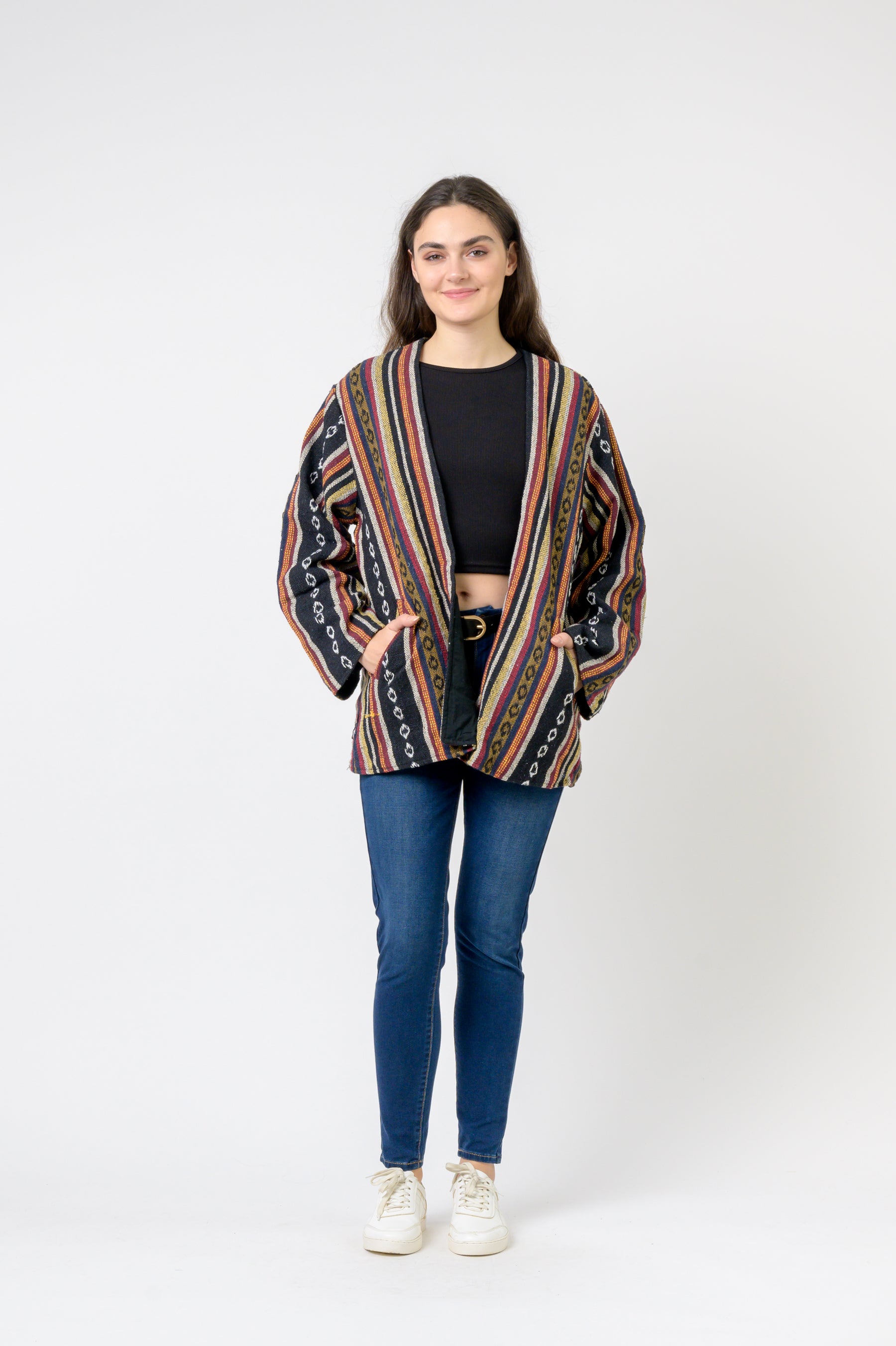 Rhea Woven Open Jacket (Assorted)