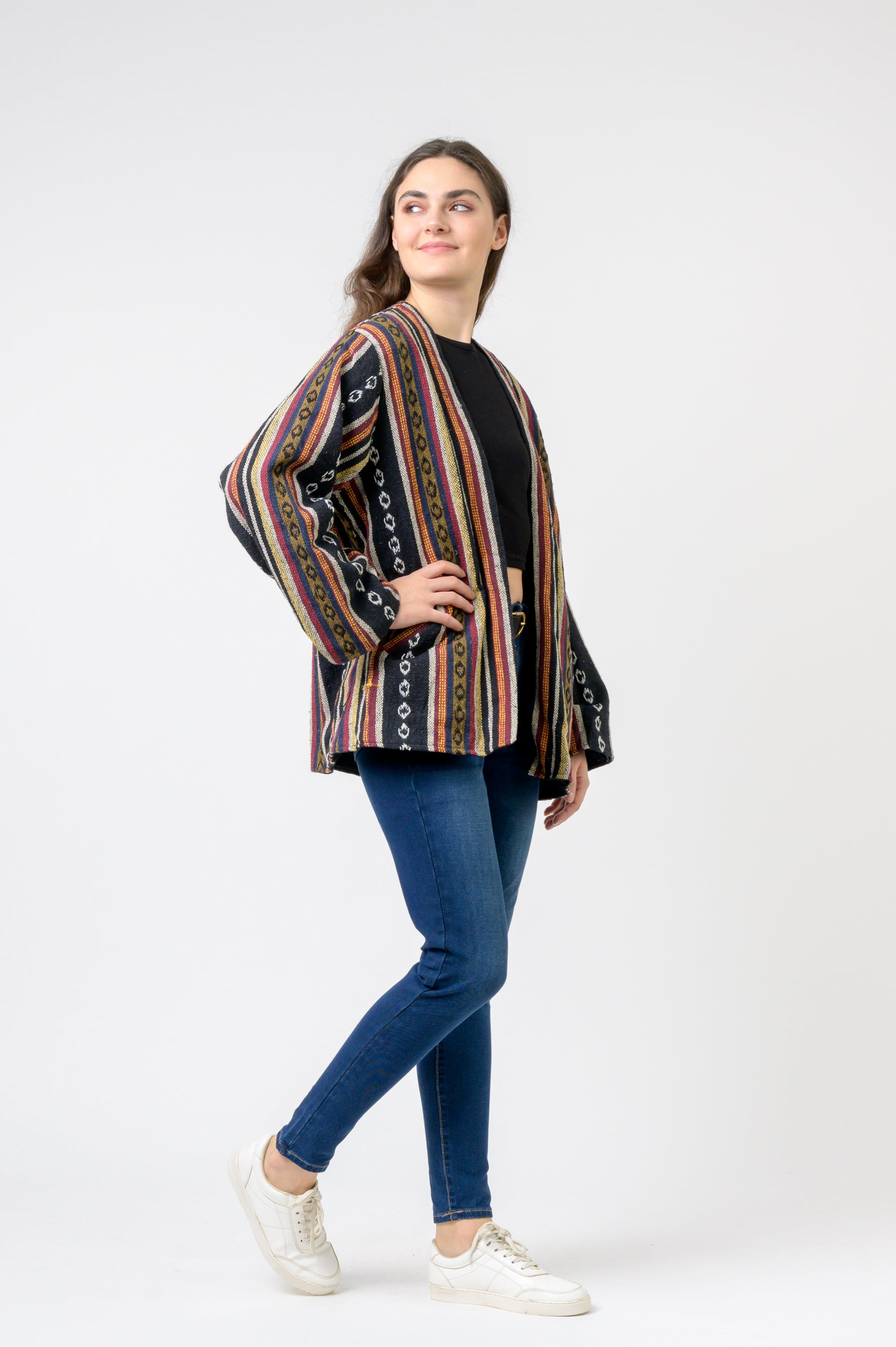 Rhea Woven Open Jacket