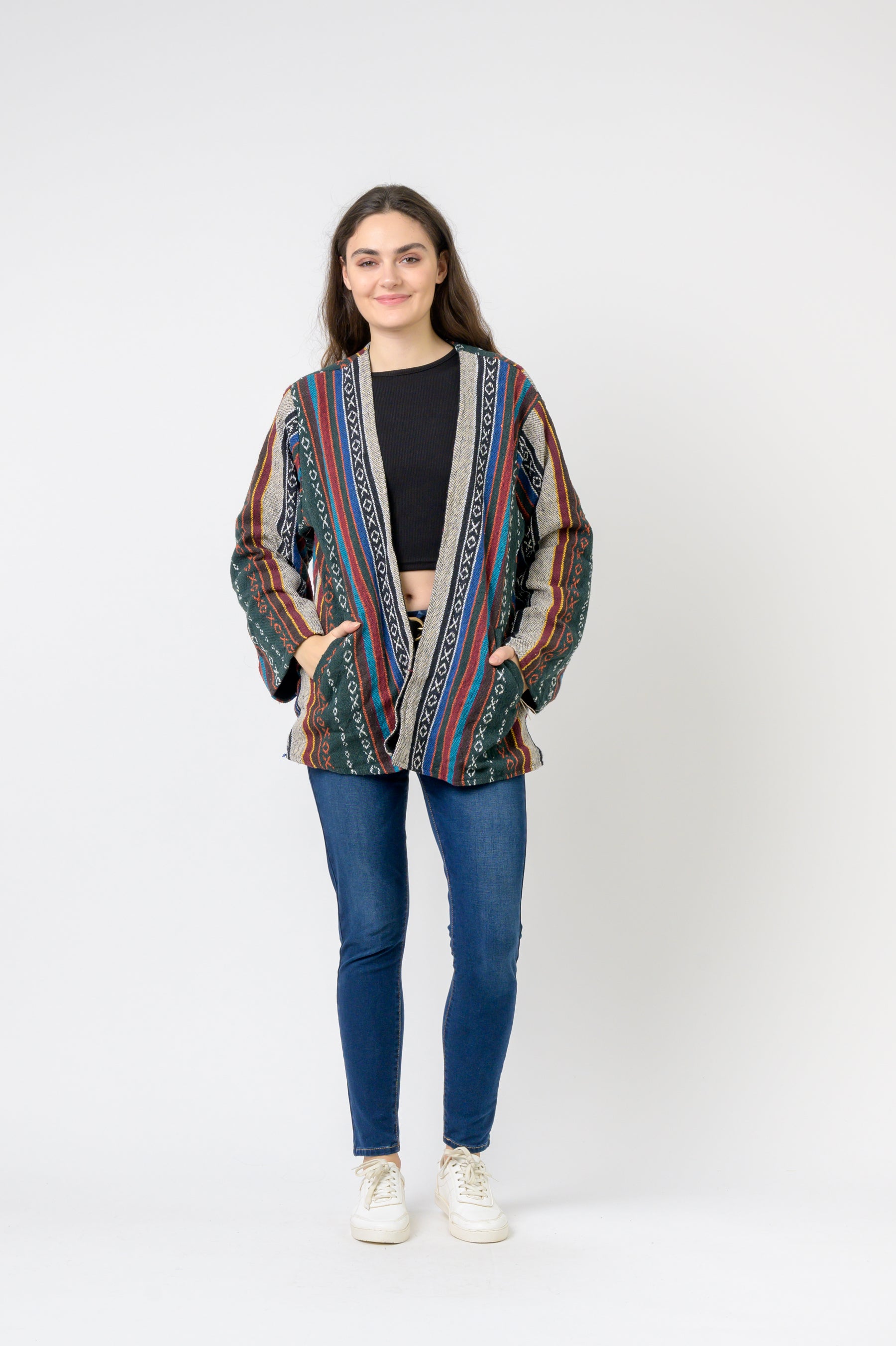 Rhea Woven Open Jacket