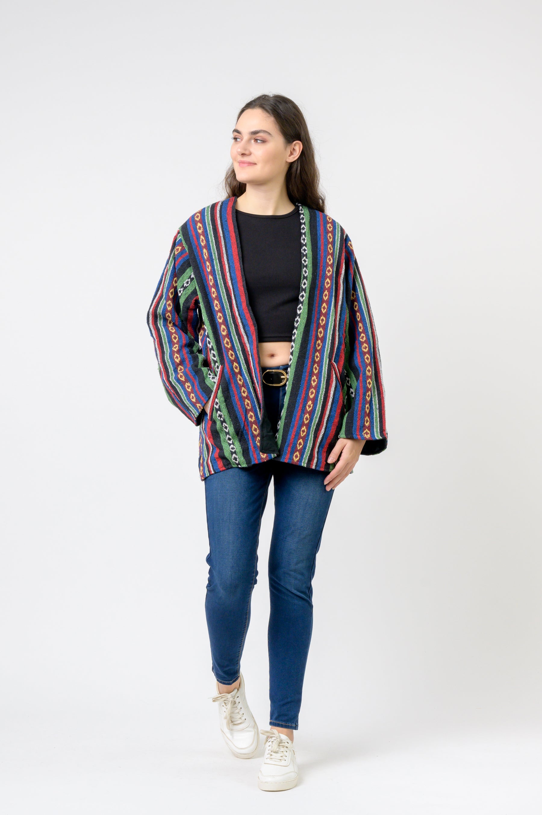 Rhea Woven Open Jacket